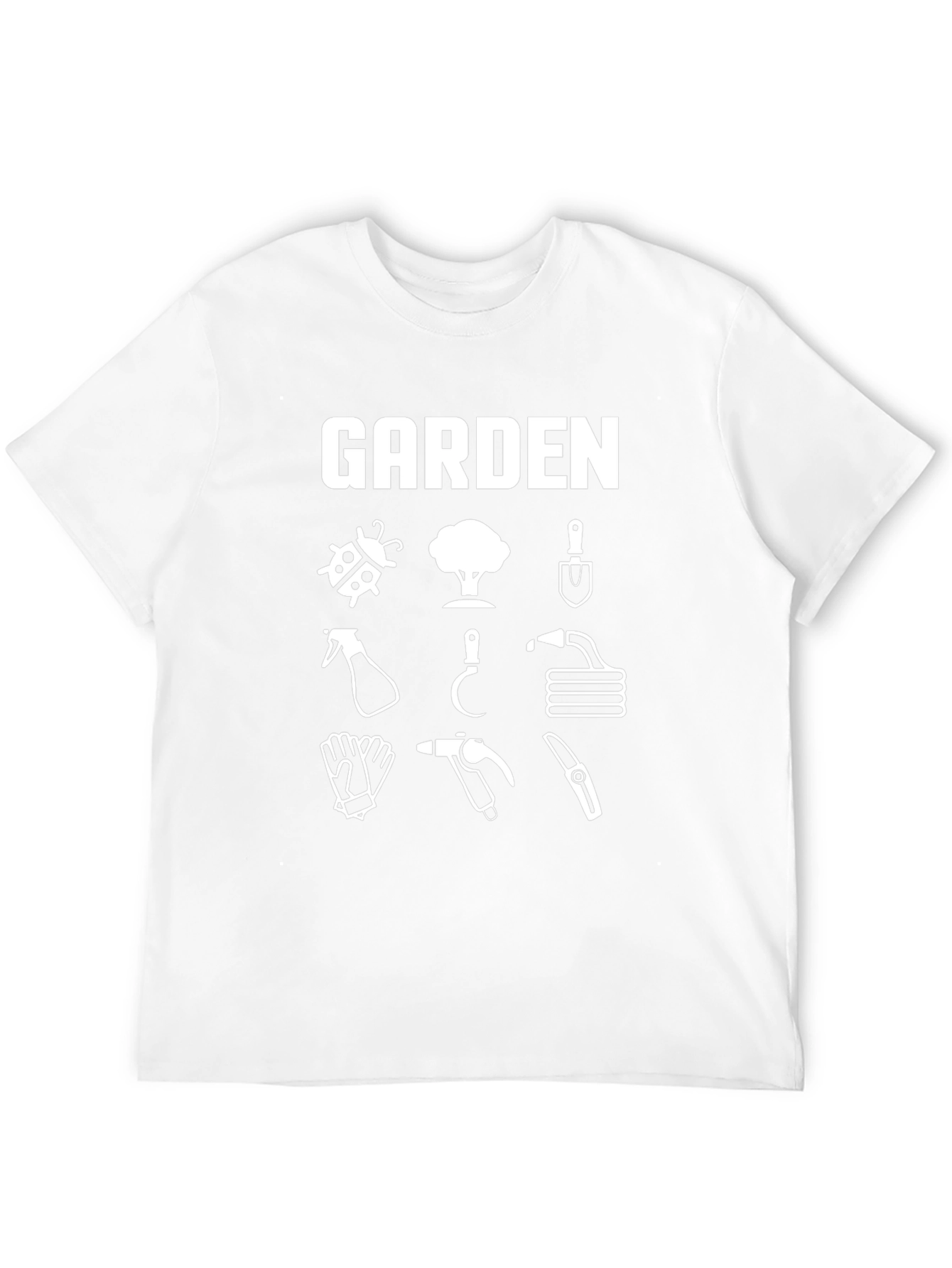 Garden T-Shirt - Gardener Tools Graphic Tee
