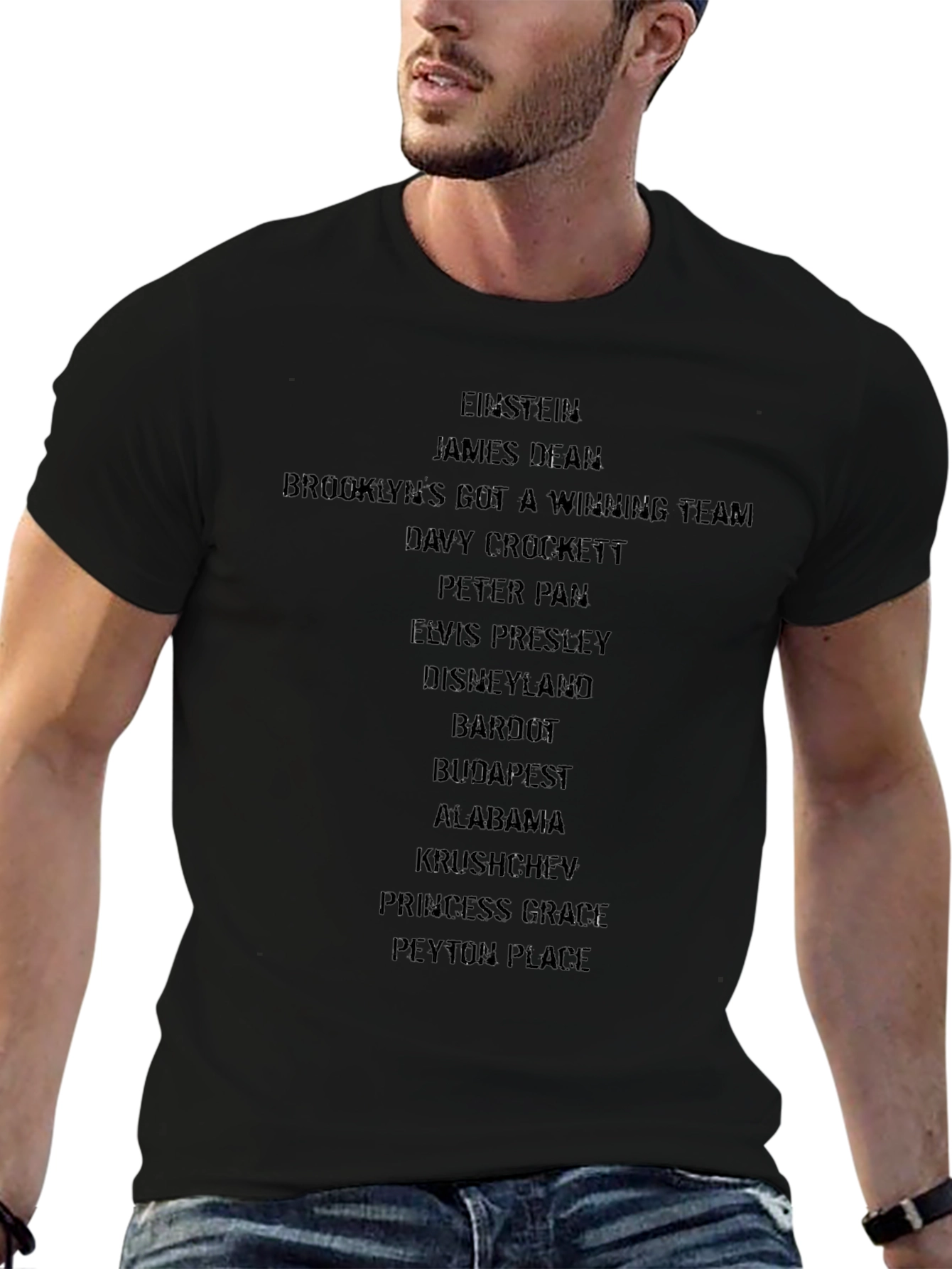 Crossword Tee: Einstein Dean Brooklyn