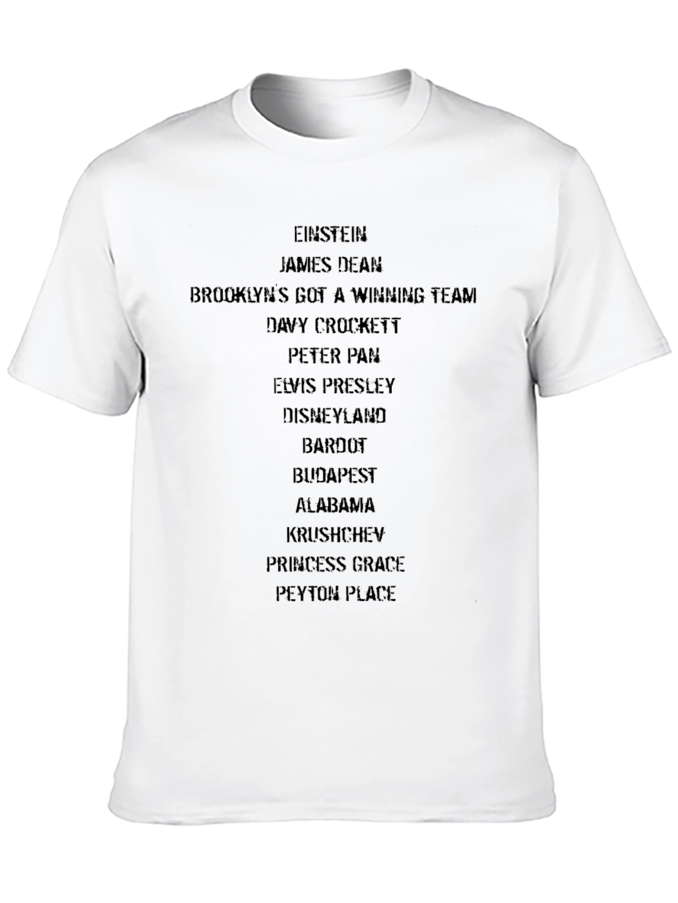 Crossword Tee: Einstein Dean Brooklyn