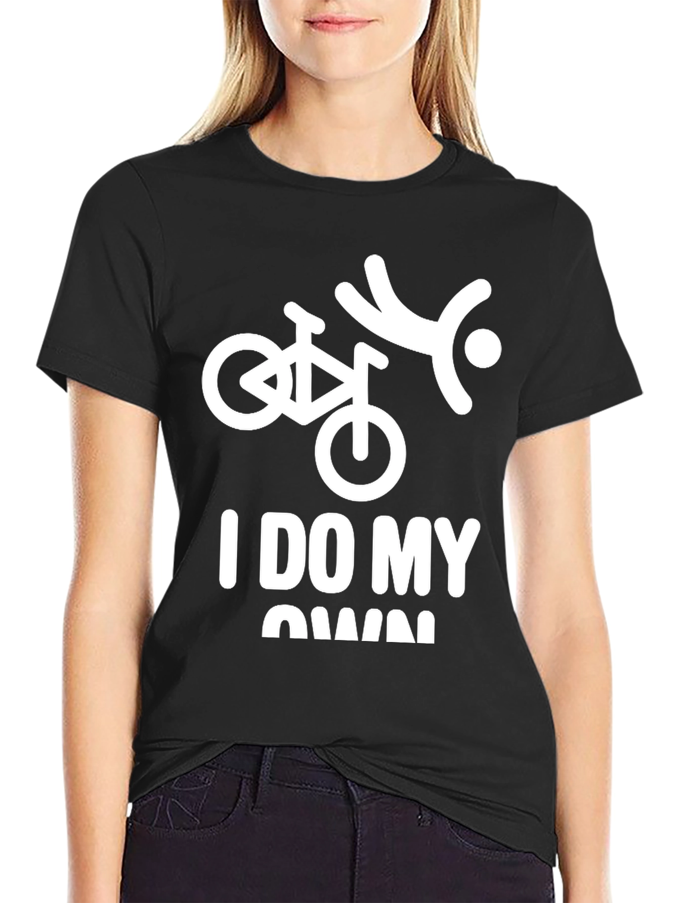 I Do My Own Stunts Bike T-Shirt
