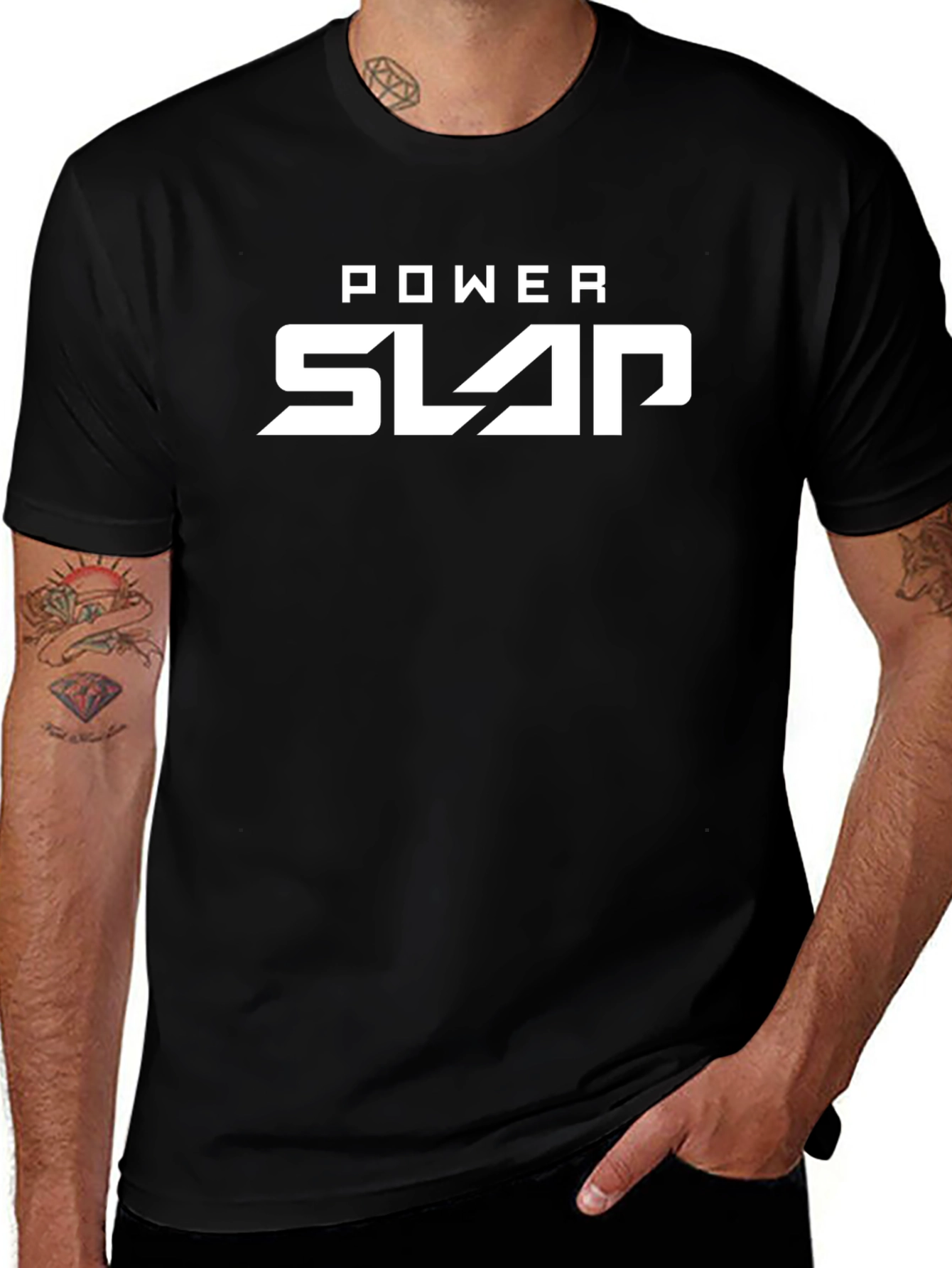 Power Slap Black T-Shirt