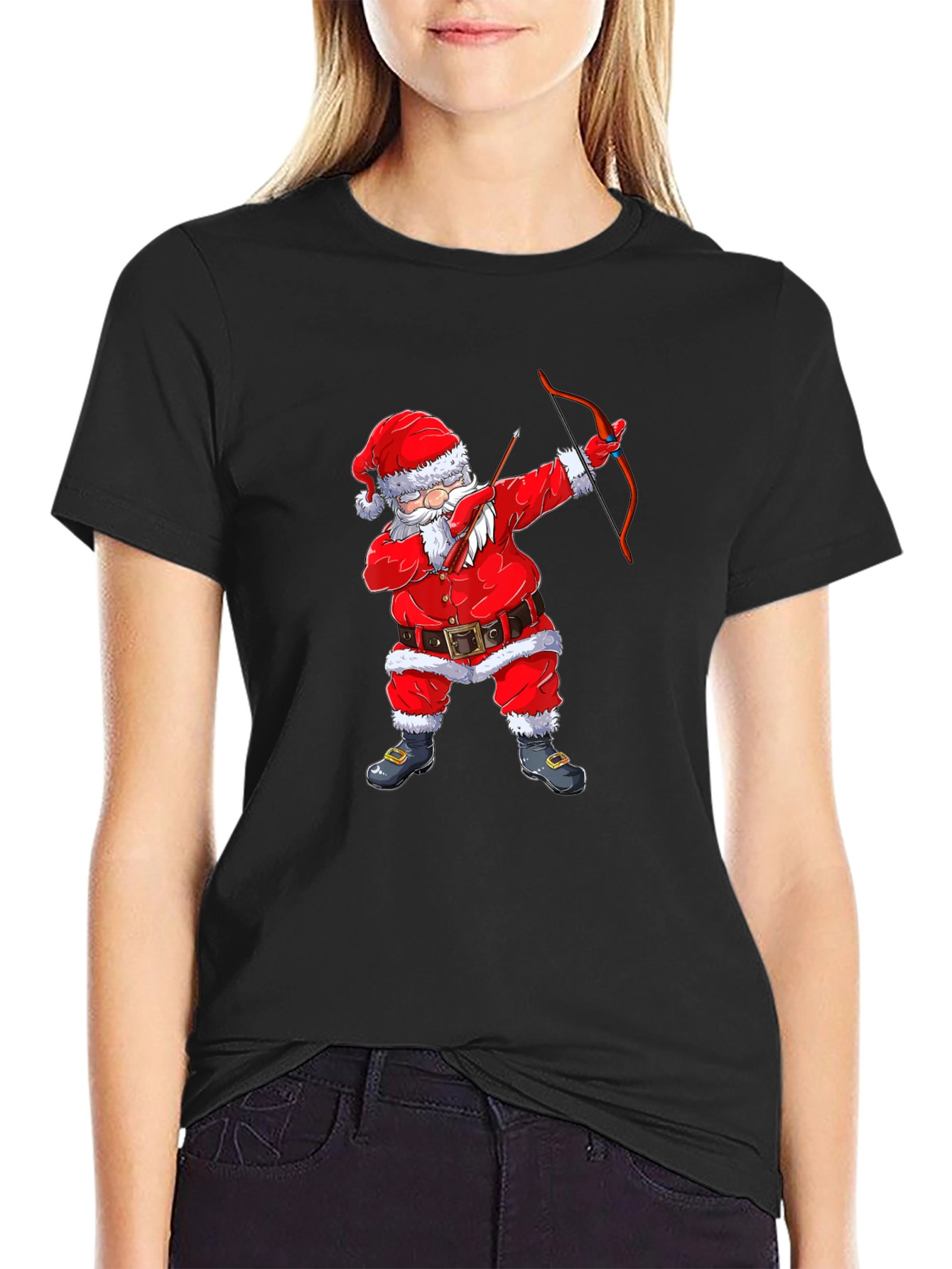 Santa Dabbing Archer T-Shirt - Holiday Cheer
