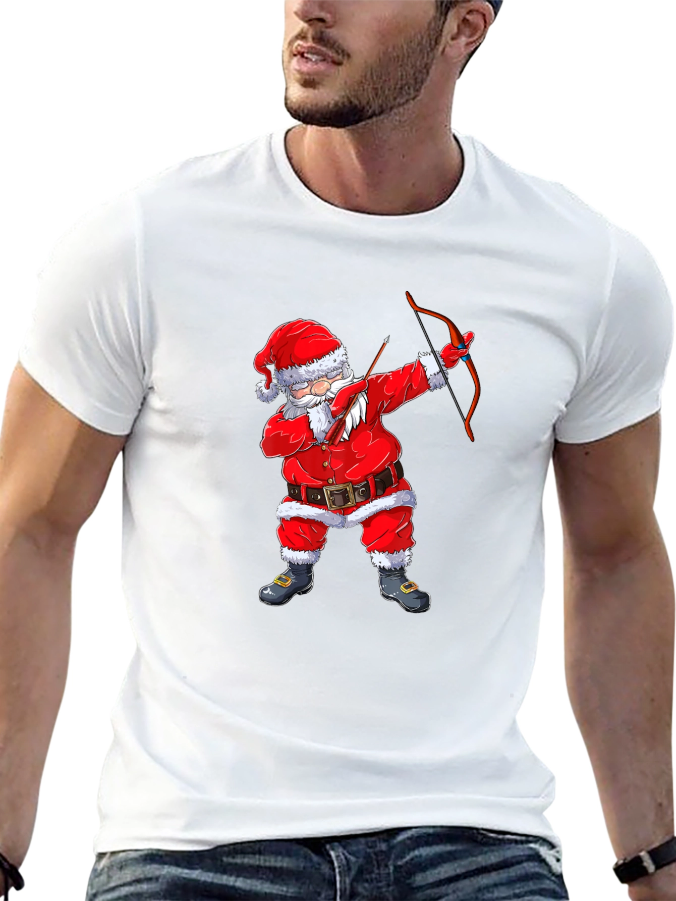 Santa Dabbing Archer T-Shirt - Holiday Cheer