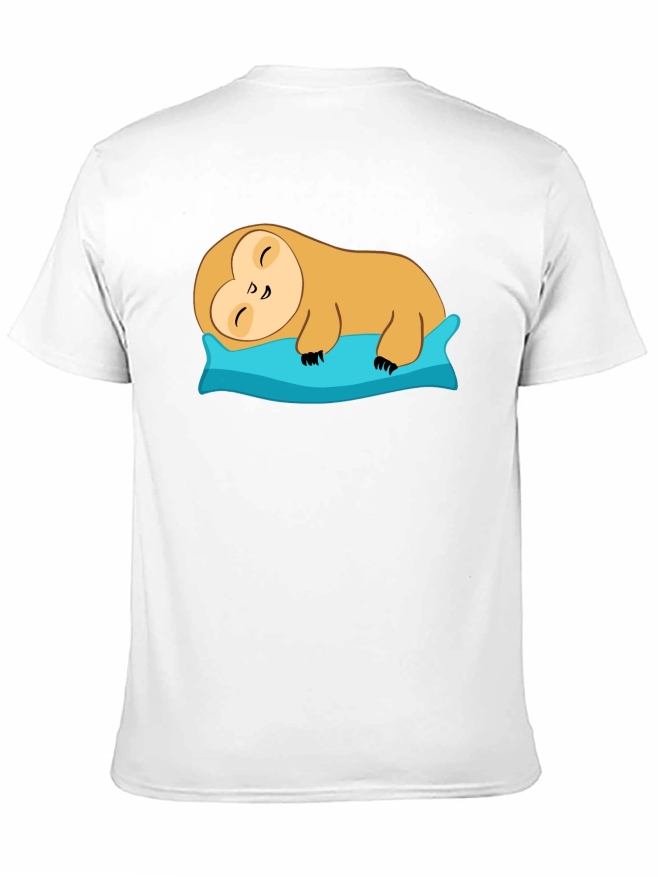 Sleeping Sloth Graphic Tee - Soft Cotton Comfort