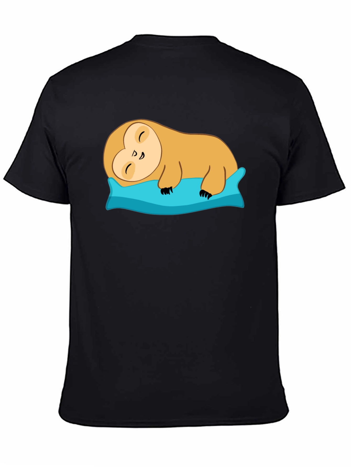 Sleeping Sloth Graphic Tee - Soft Cotton Comfort