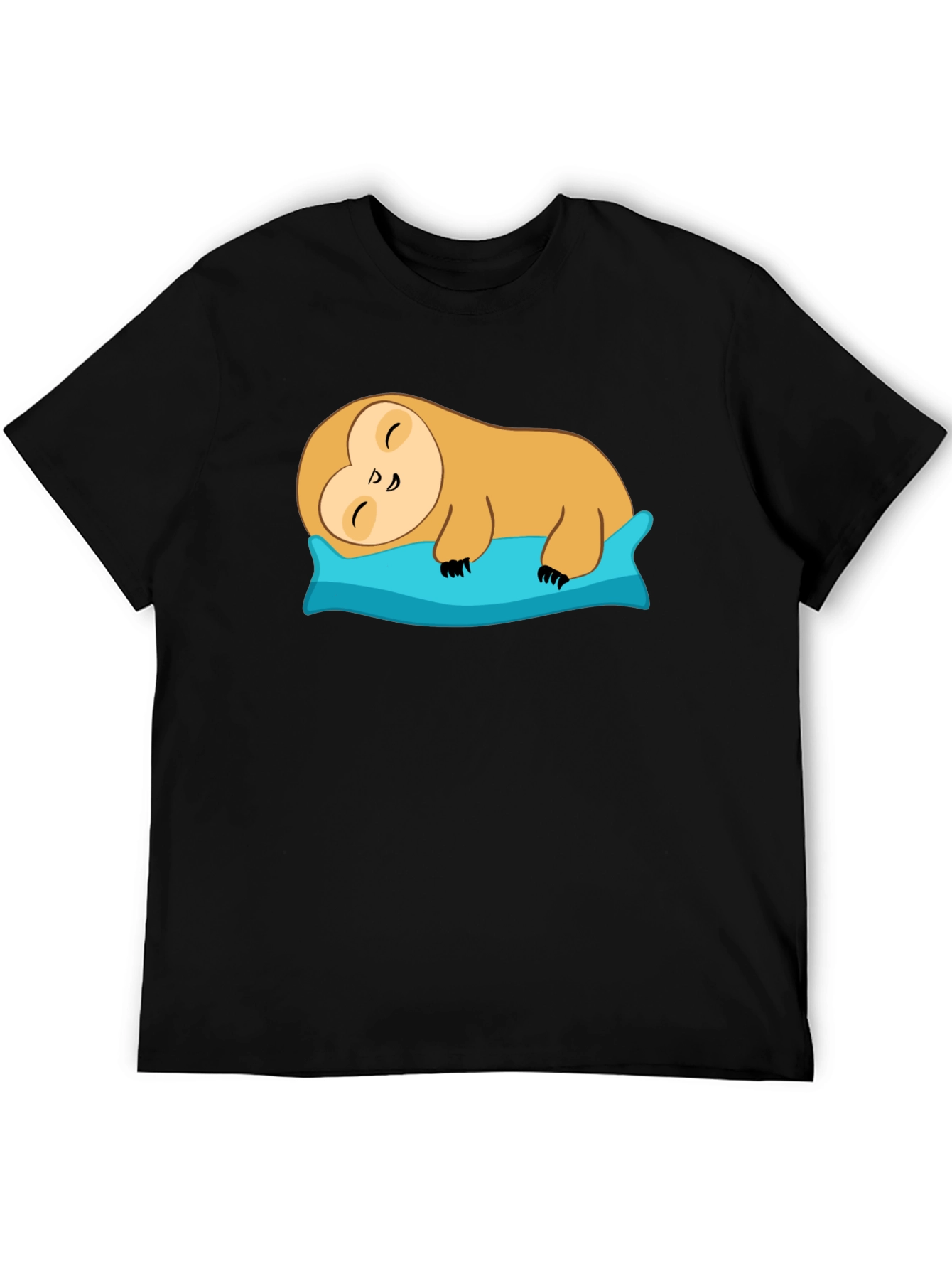 Sleeping Sloth Graphic Tee - Soft Cotton Comfort