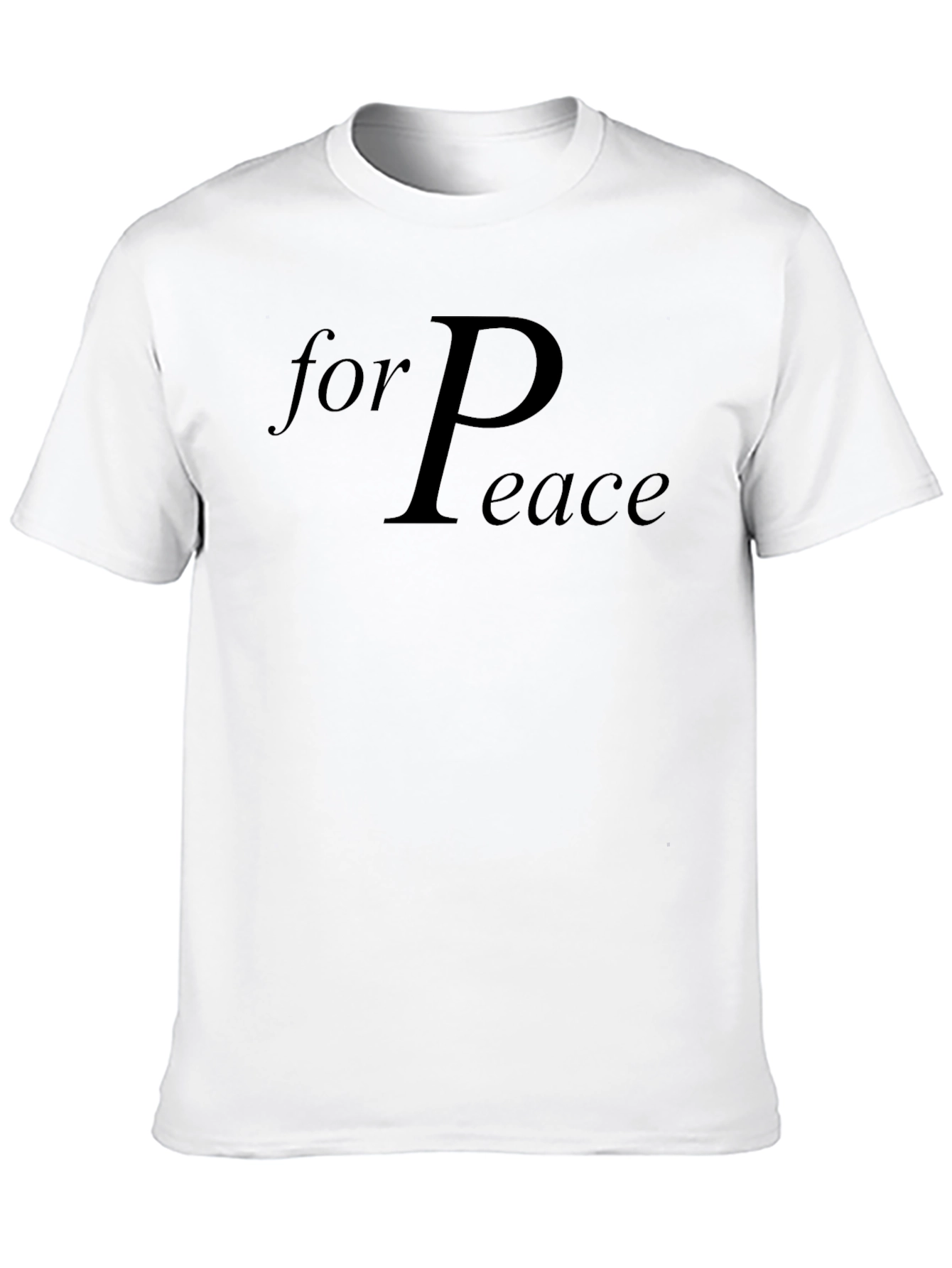 Peace T-Shirt - Mens Black Graphic Tee