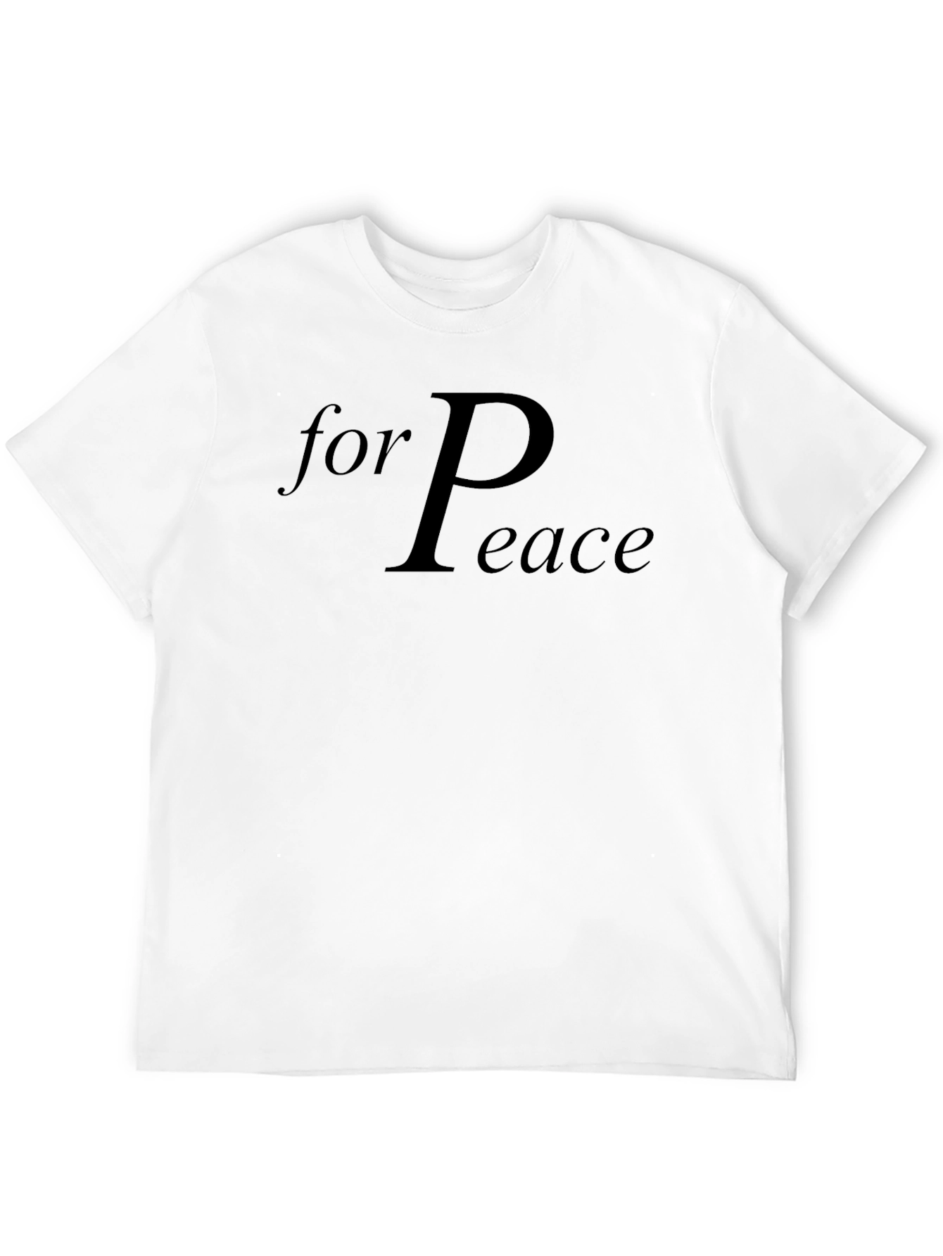 Peace T-Shirt - Mens Black Graphic Tee