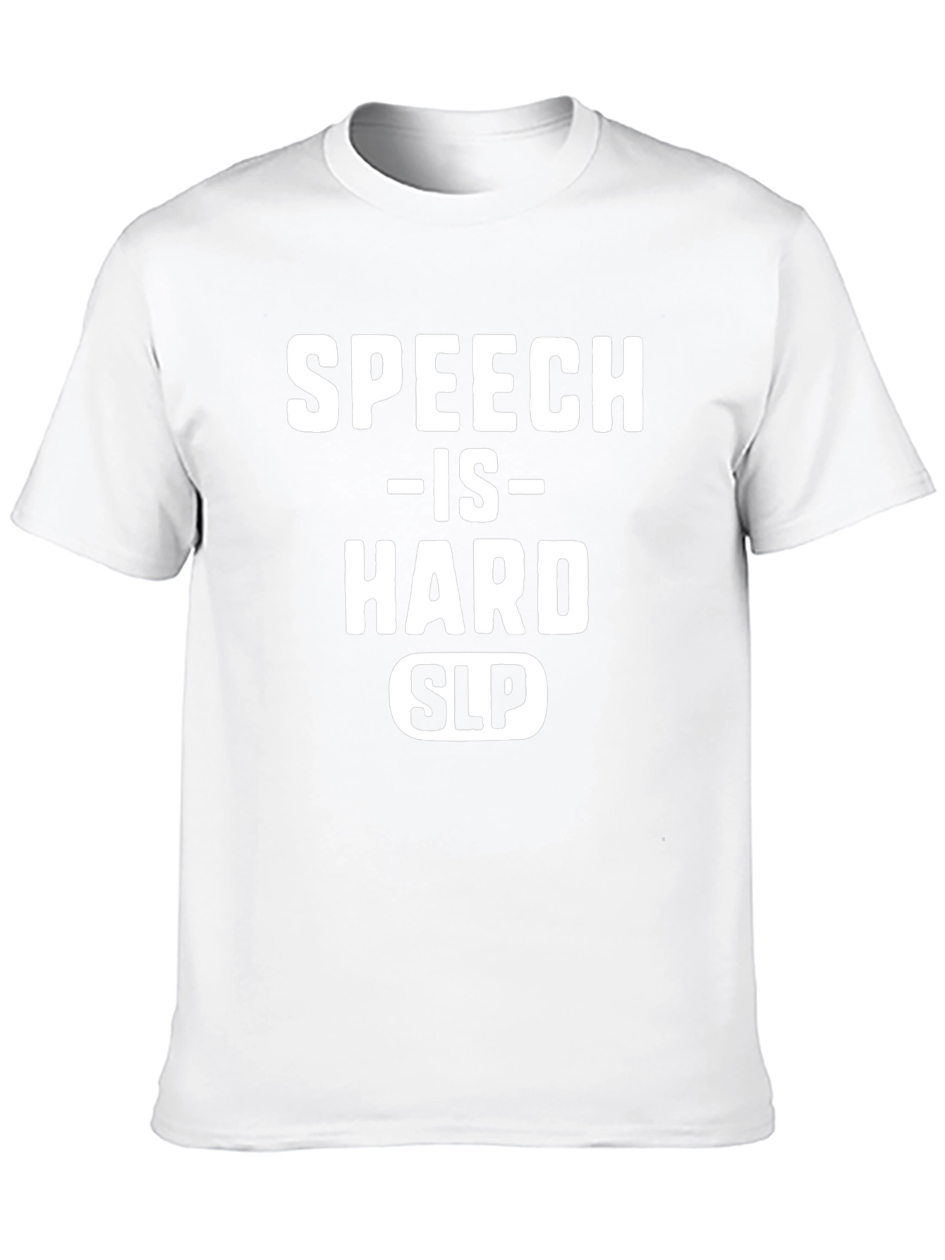 Speech is Hard SLP Black T-Shirt