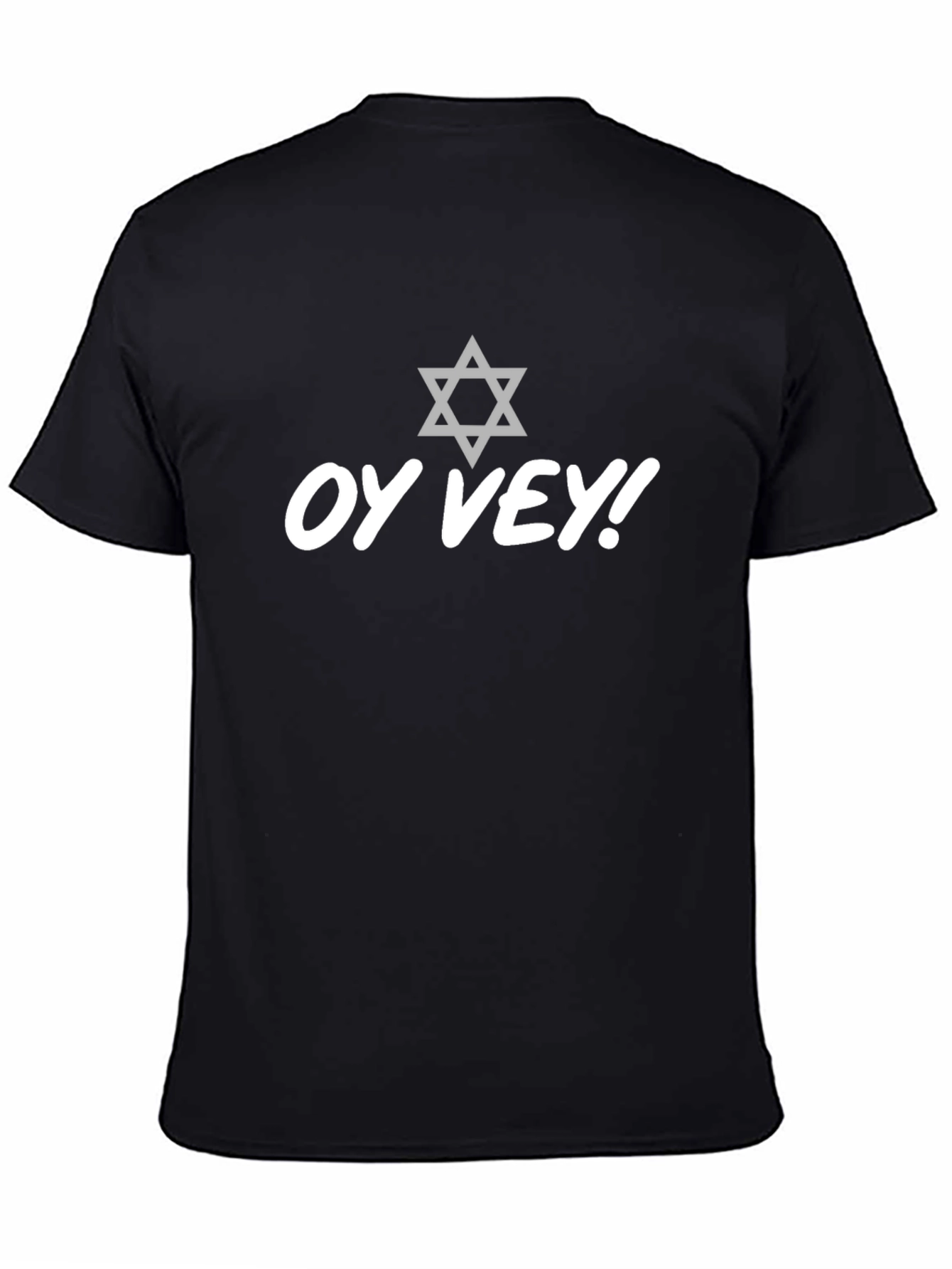Oy Vey! T-Shirt with Star of David - Mens