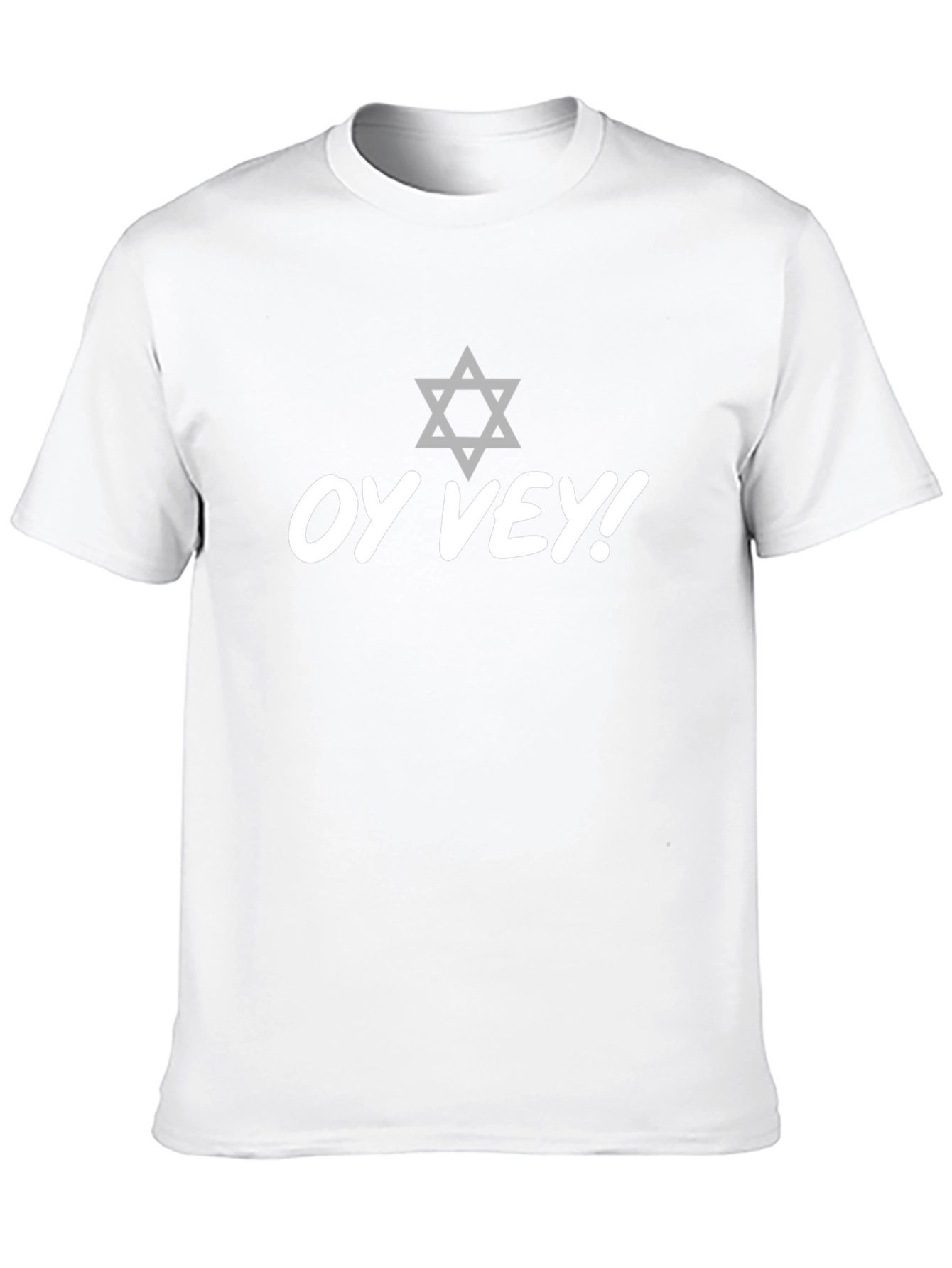 Oy Vey! T-Shirt with Star of David - Mens