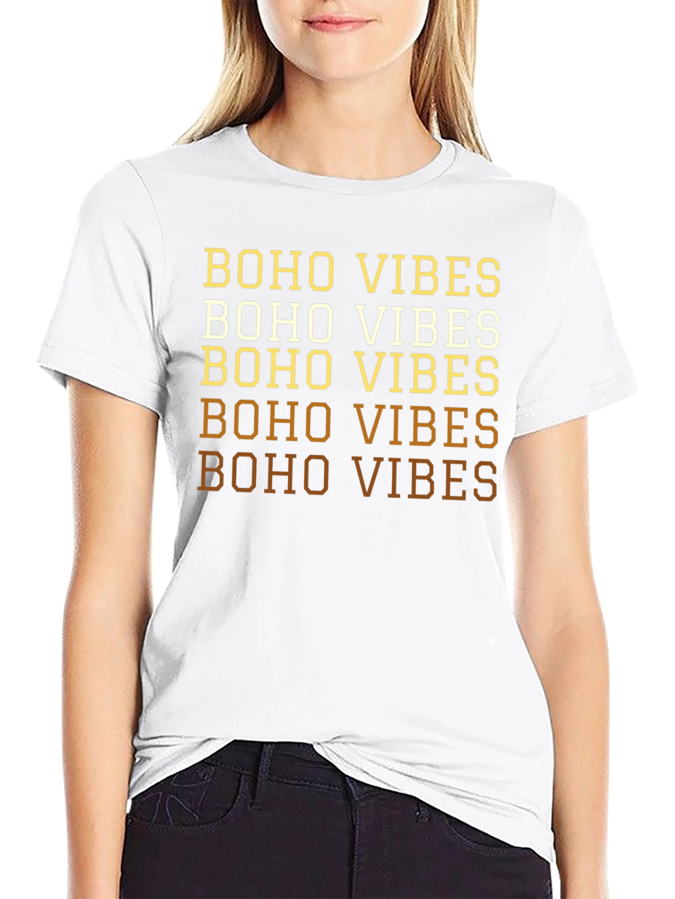 Boho Vibes Graphic Tee - Stylish Casual Wear