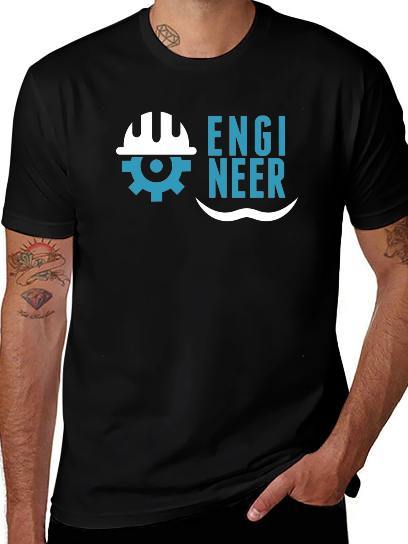 Engineer Graphic T-Shirt - Cool Design