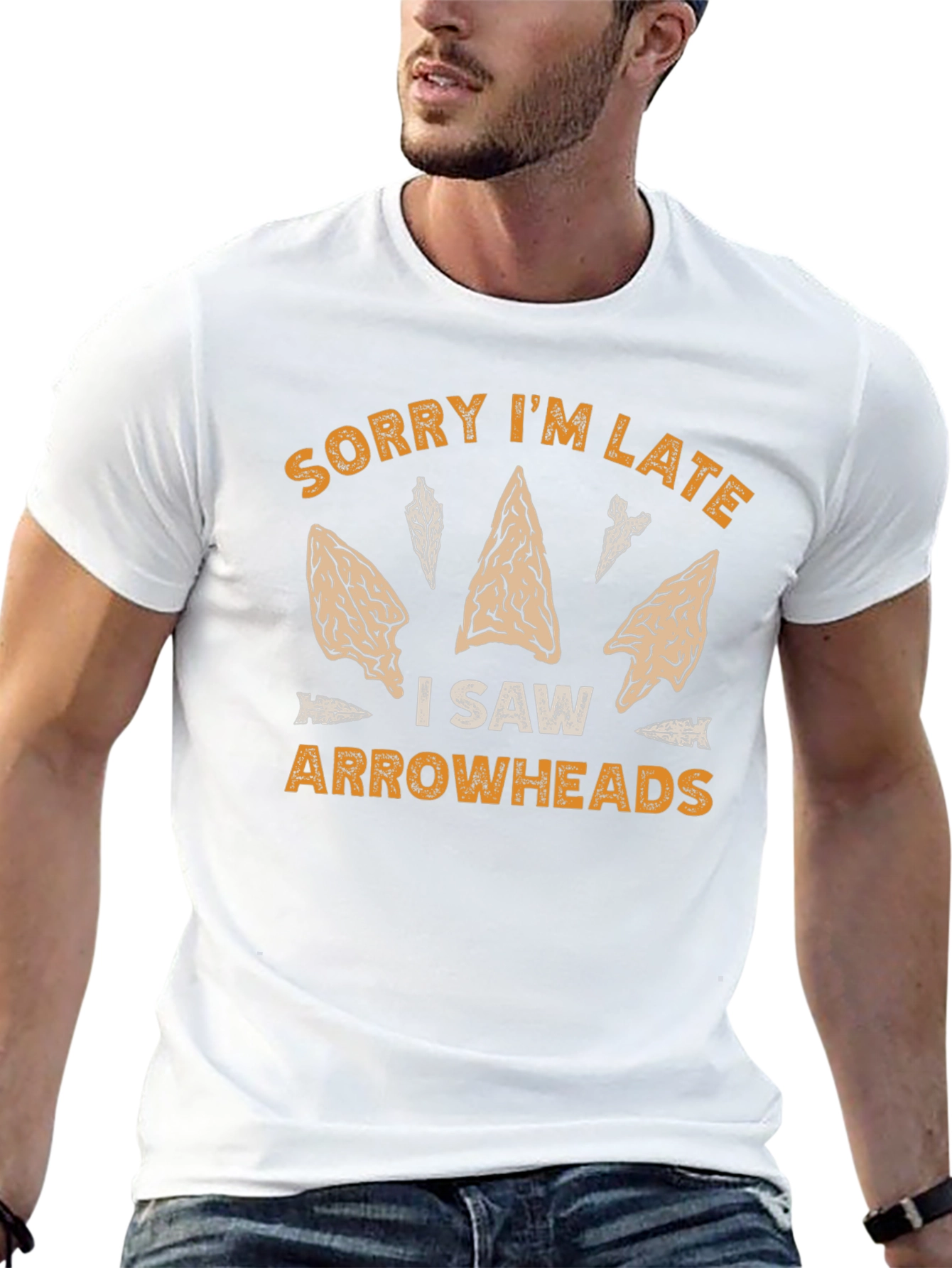 Sorry Im Late Arrowheads Graphic Tee