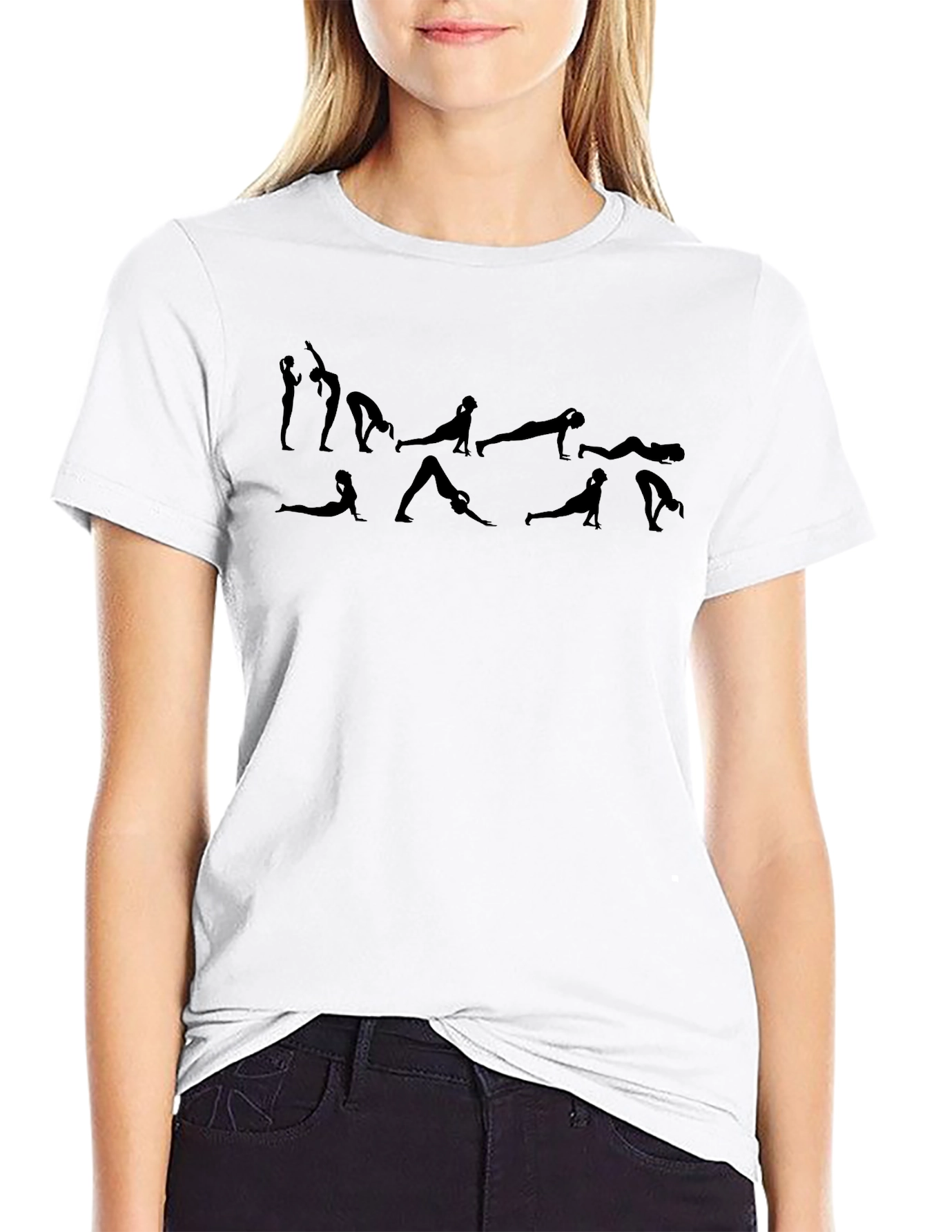 Yoga Pose Graphic T-Shirt