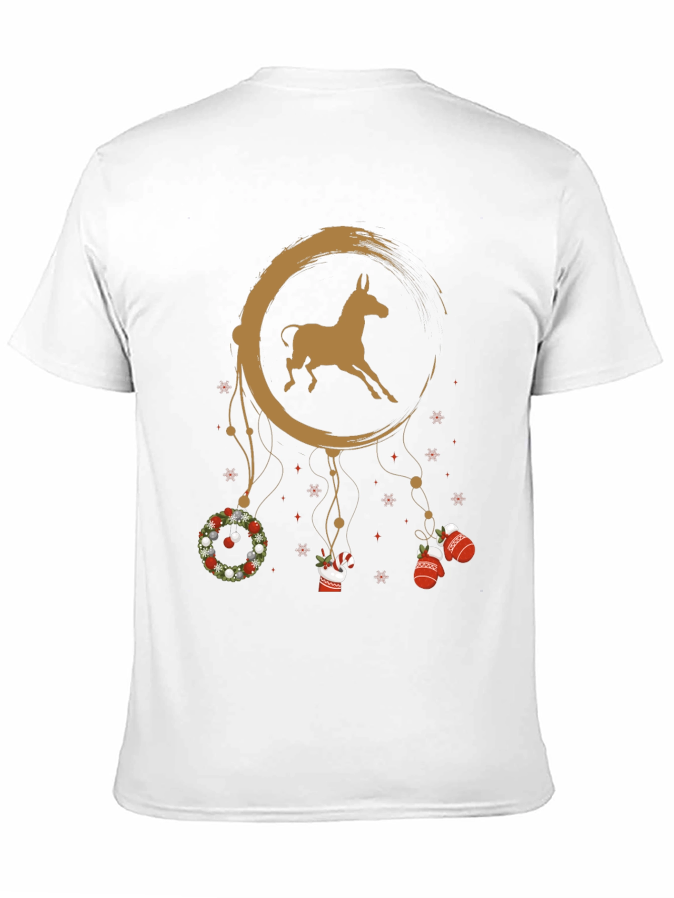 Festive Horse Dreamcatcher Graphic Tee