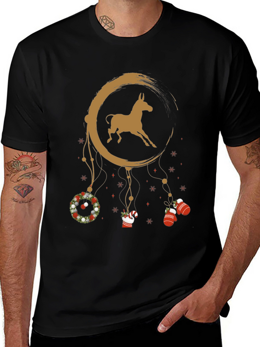 Festive Horse Dreamcatcher Graphic Tee