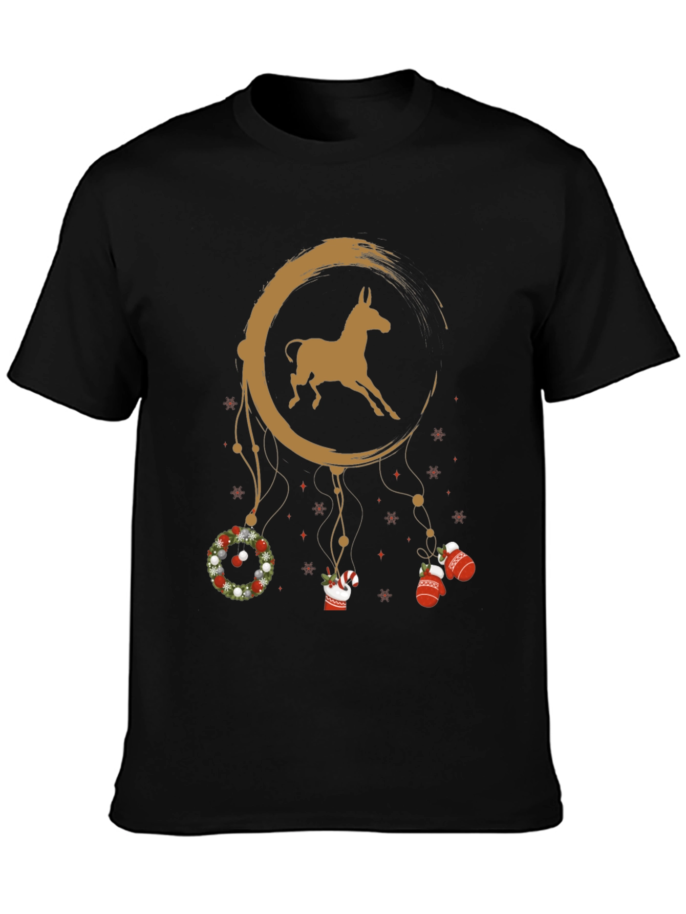 Festive Horse Dreamcatcher Graphic Tee