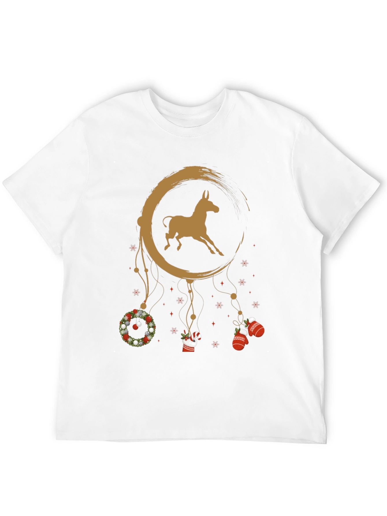 Festive Horse Dreamcatcher Graphic Tee