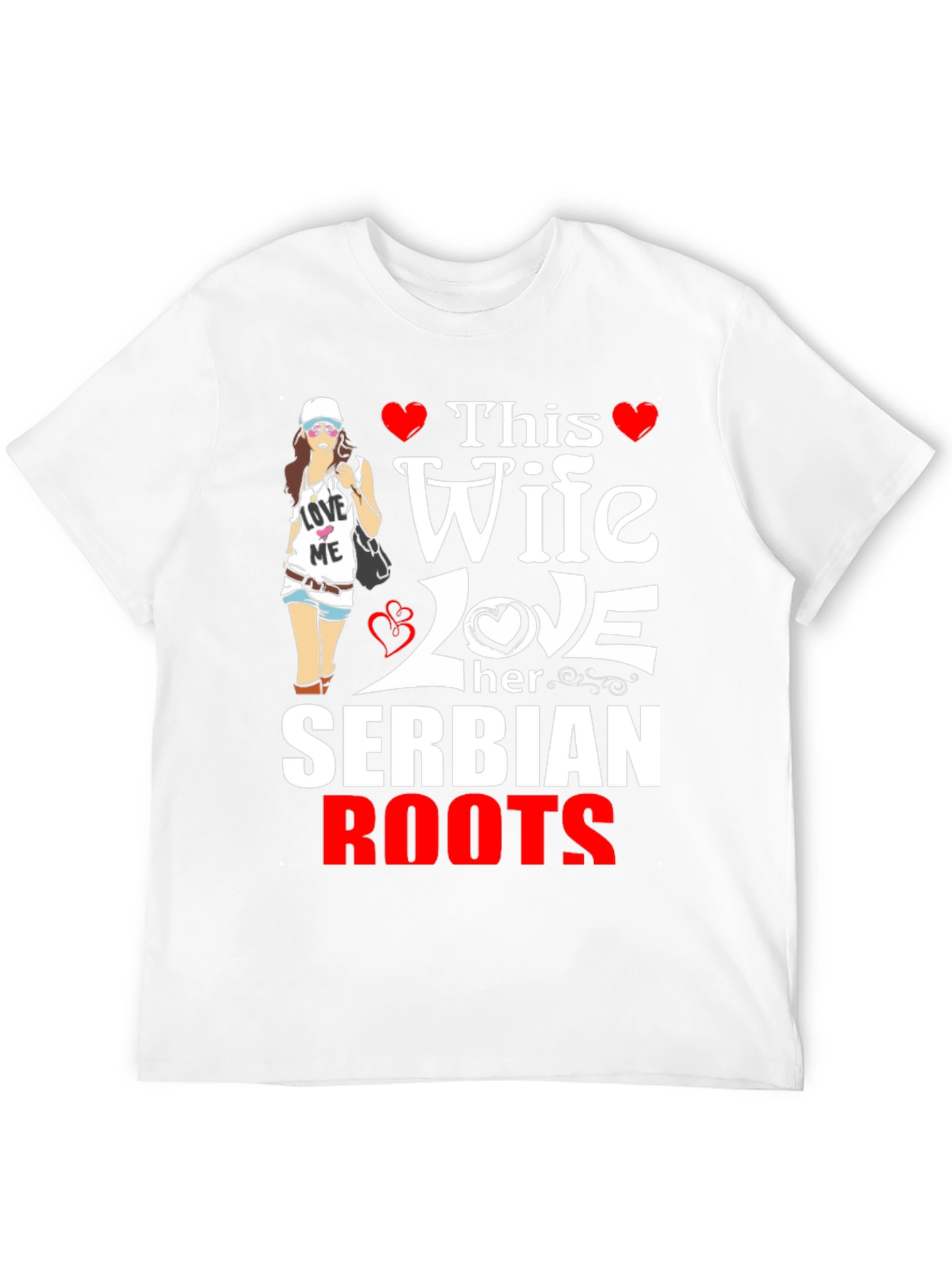 This Wife Loves Serbian Roots T-Shirt