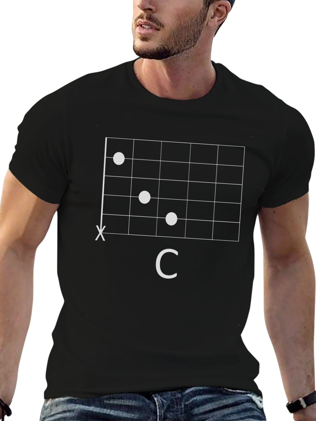 C Chord Guitar T-Shirt