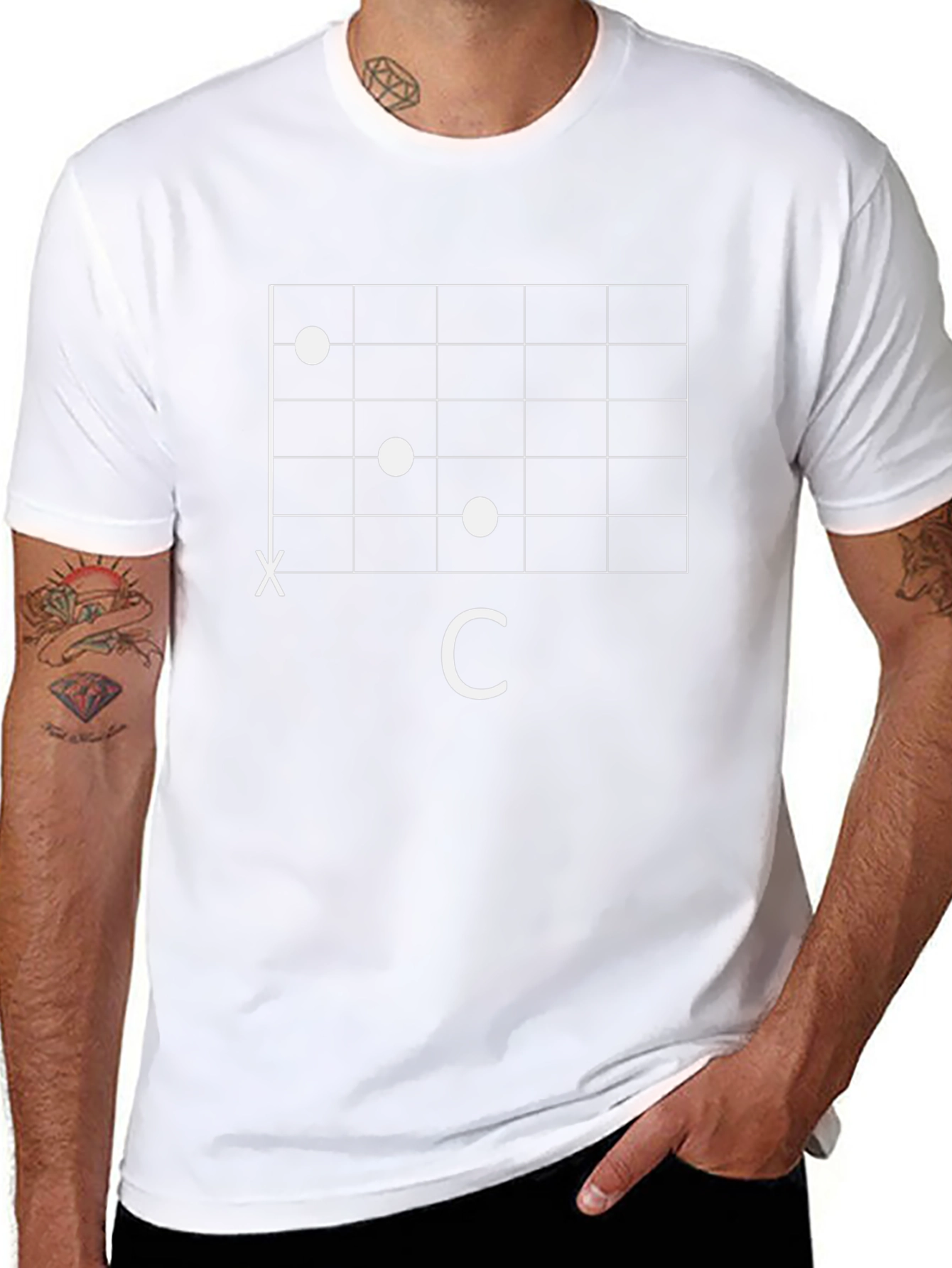 C Chord Guitar T-Shirt
