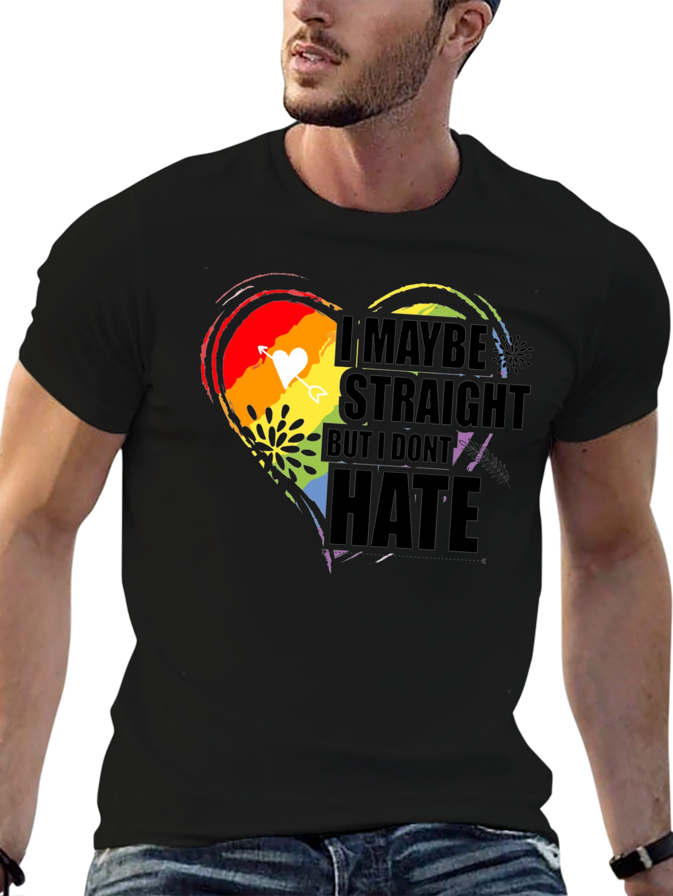 Straight But I Dont Hate LGBT Pride T-Shirt