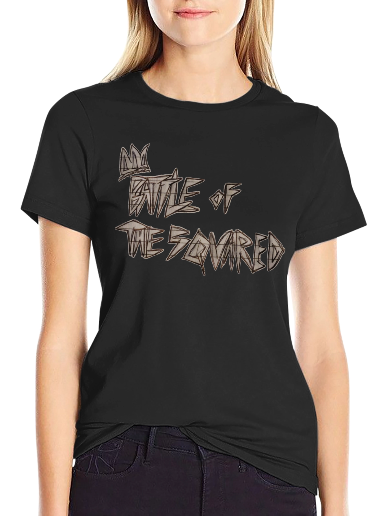 Battle of the Squared Graphic Tee