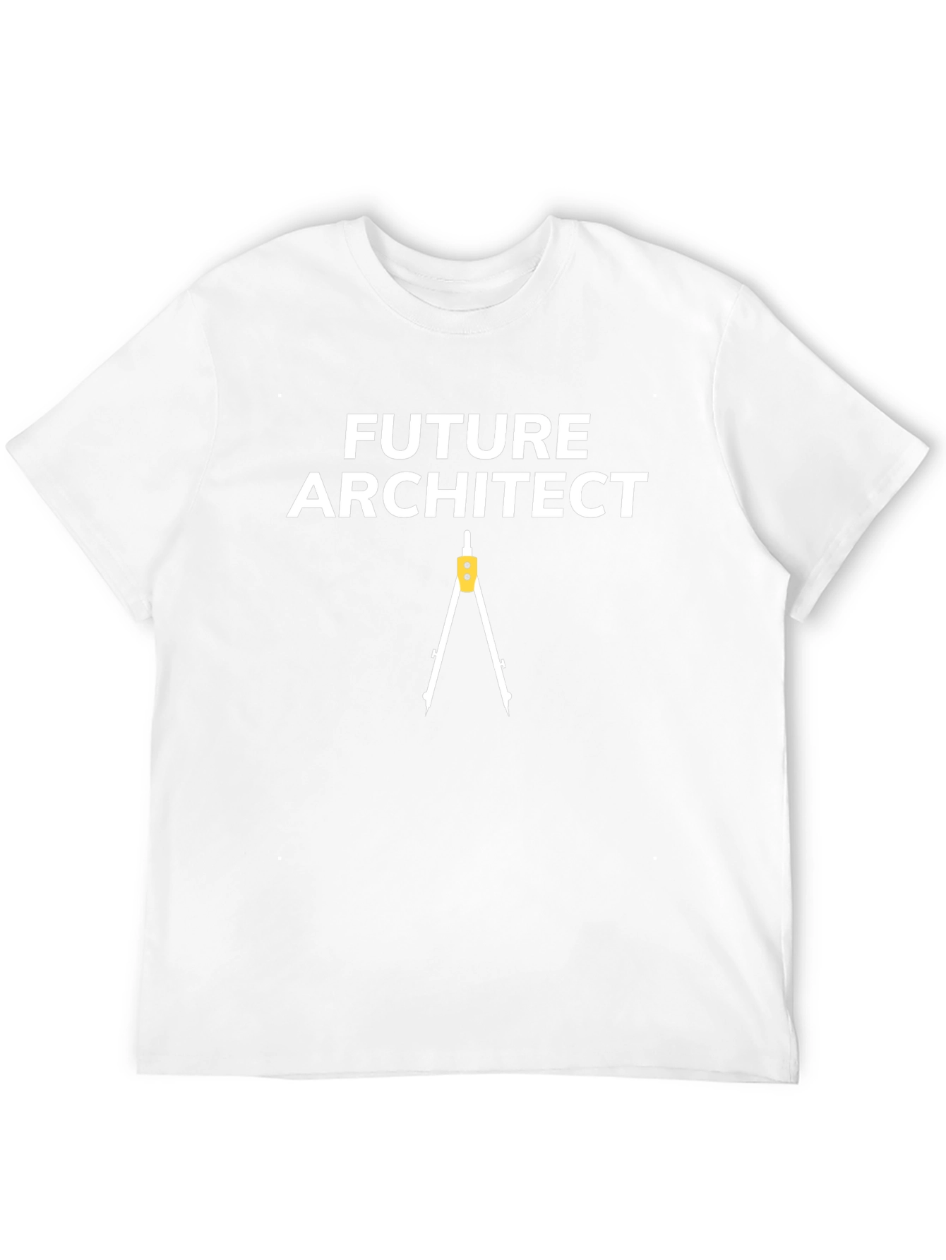 Future Architect T-Shirt - Black Tee with Compass Design