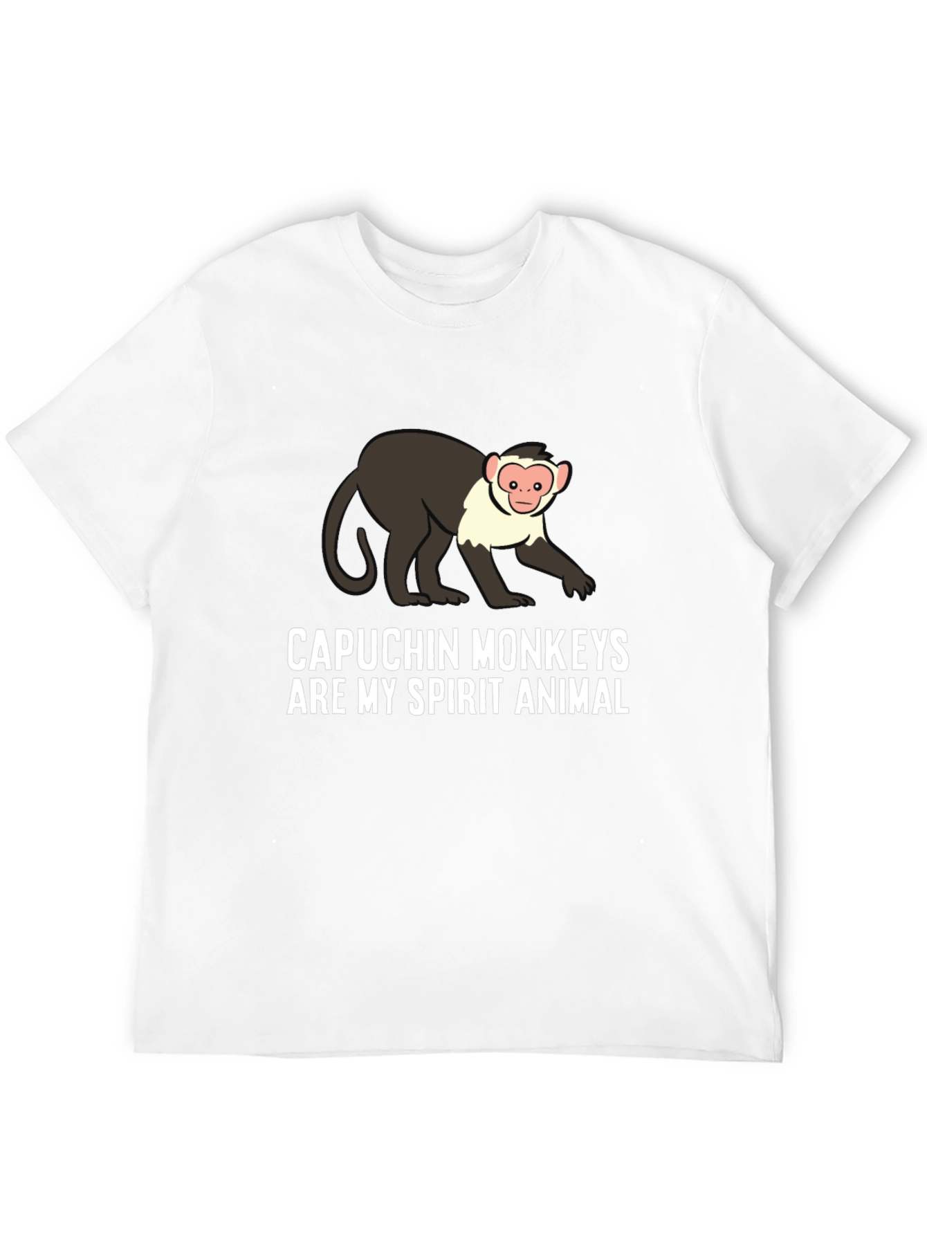 Capuchin Monkey Spirit Animal Graphic T-Shirt
