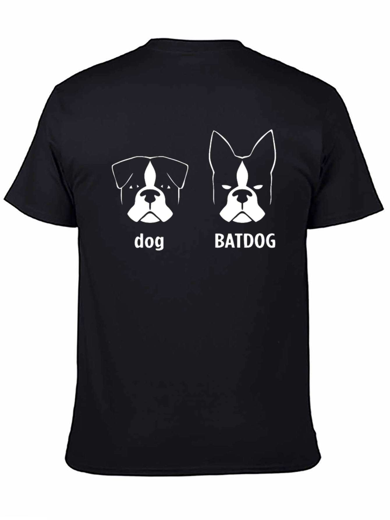 Dog vs. Batdog Graphic Print T-Shirt