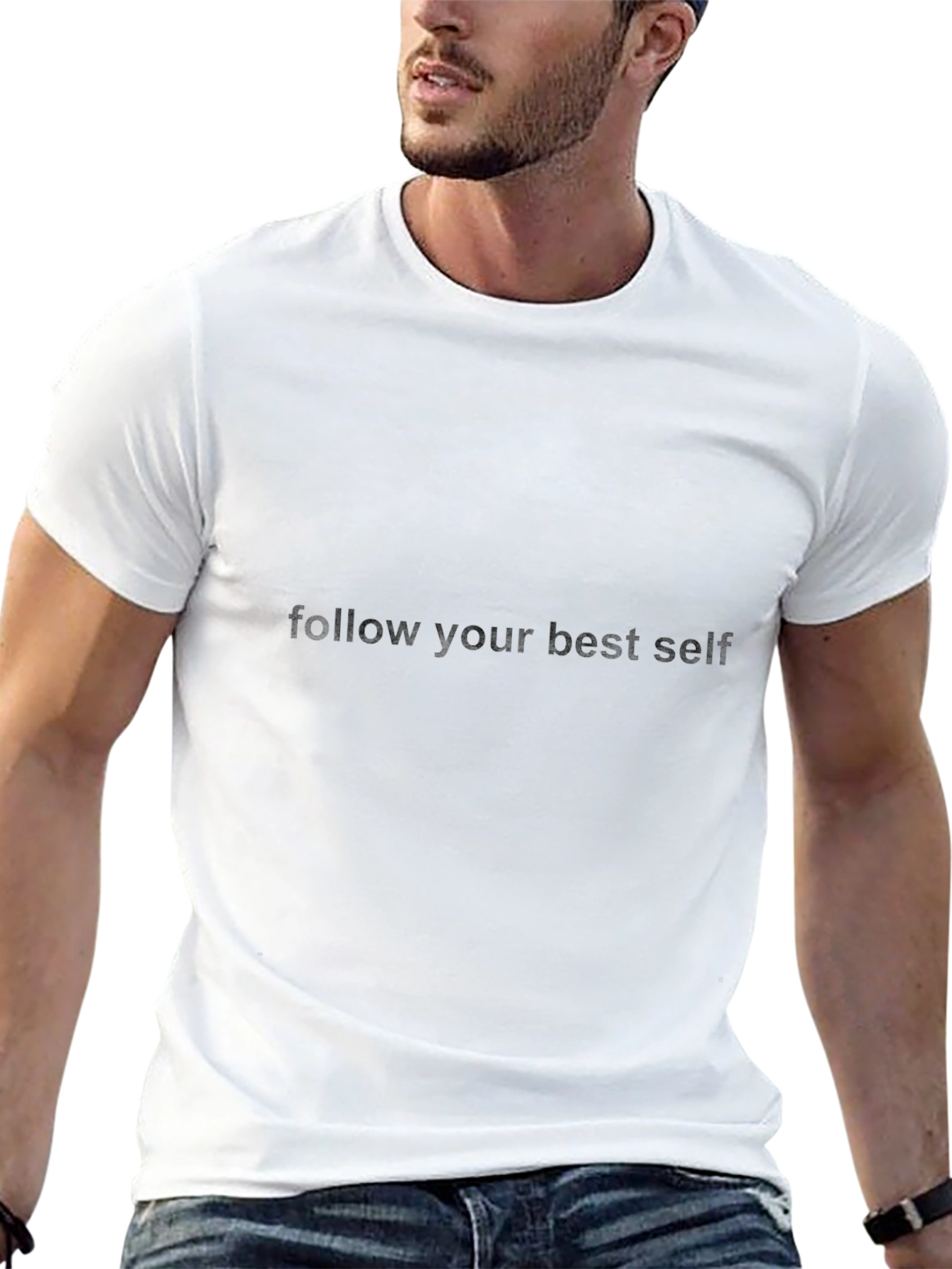 Follow Your Best Self Black T-Shirt