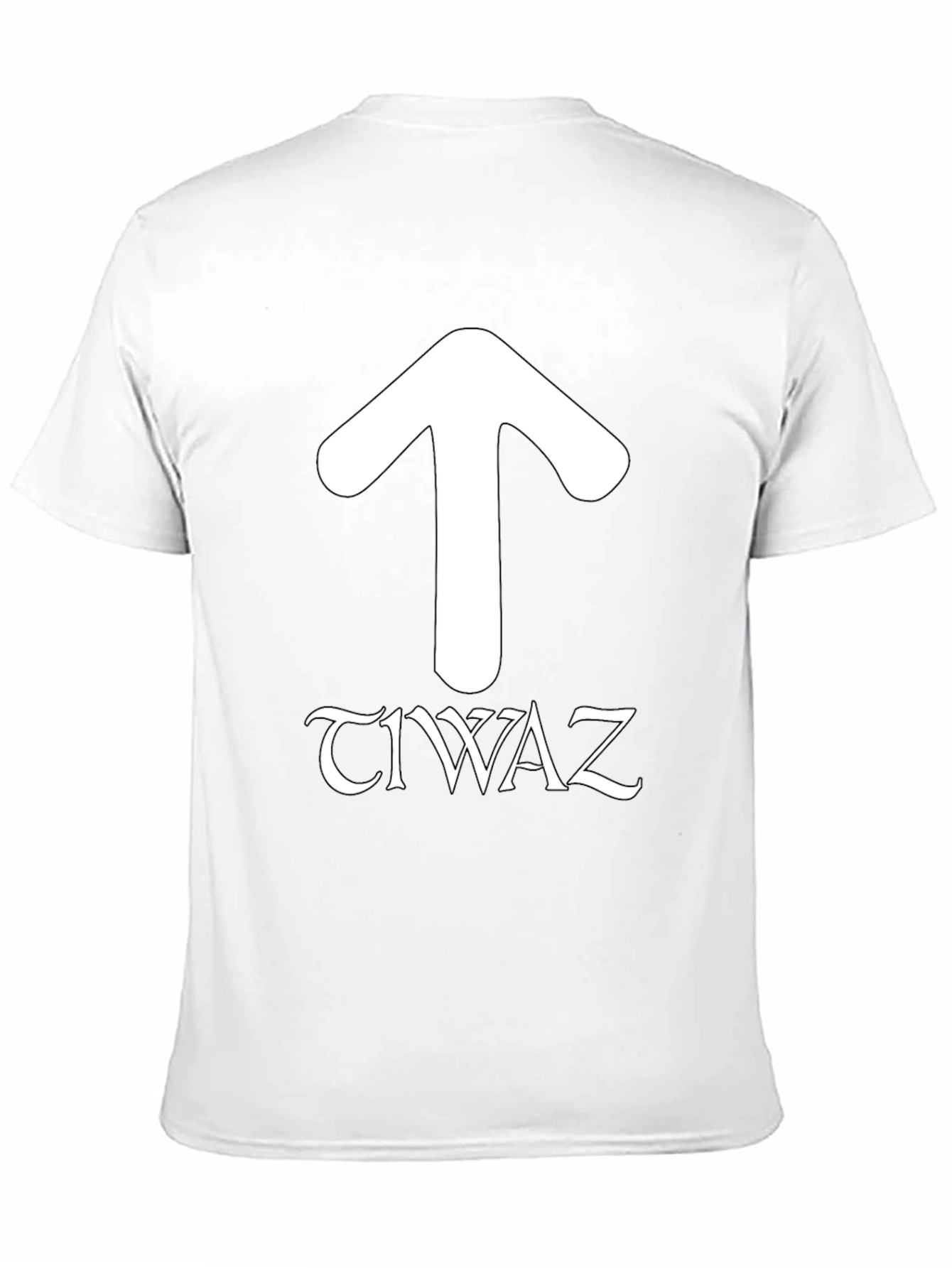 Tiwaz Rune T-Shirt - Norse Pagan Symbol Design