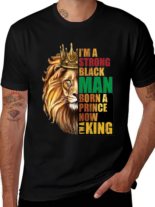 Strong Black Man Lion King T-Shirt