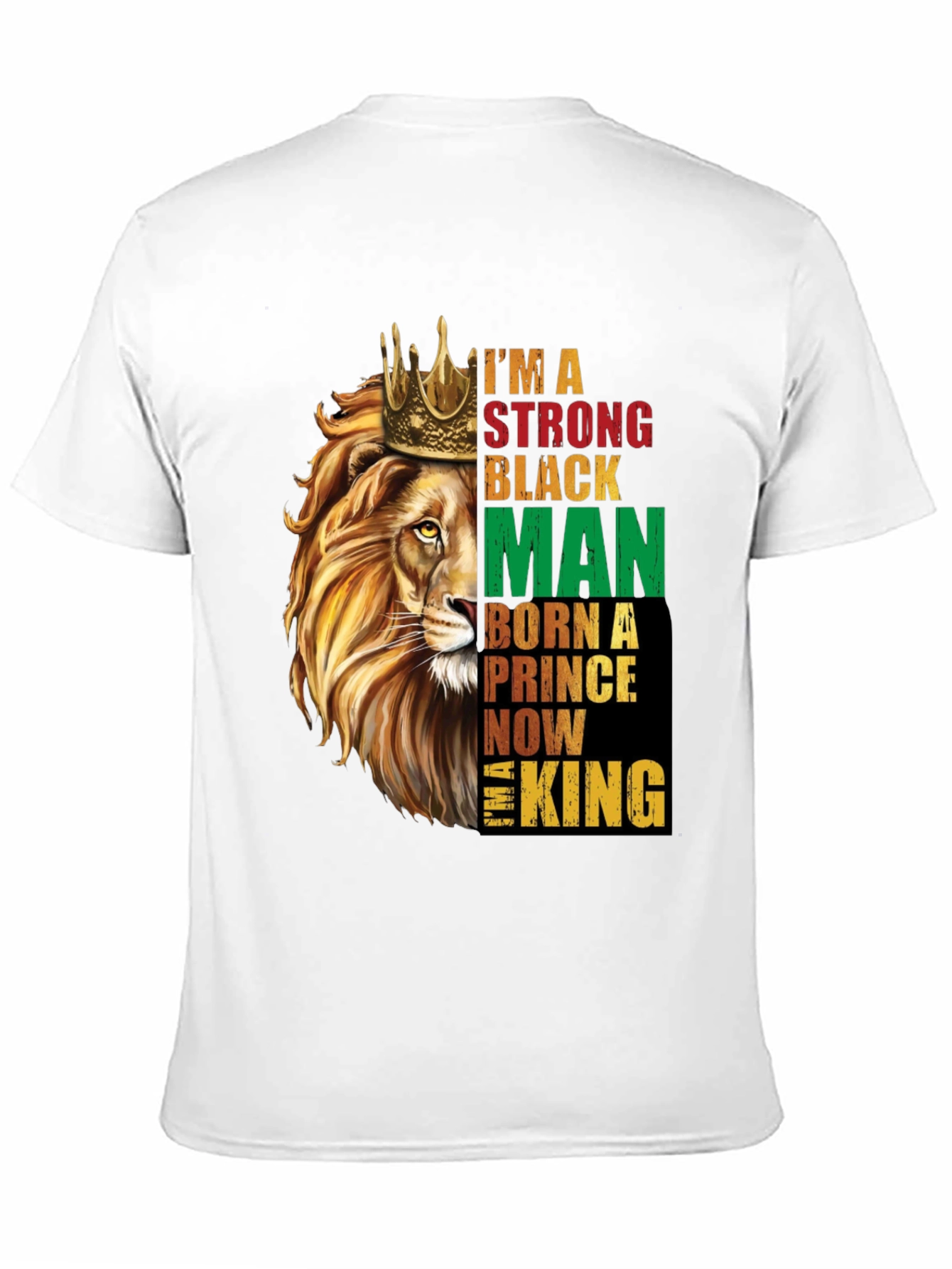 Strong Black Man Lion King T-Shirt