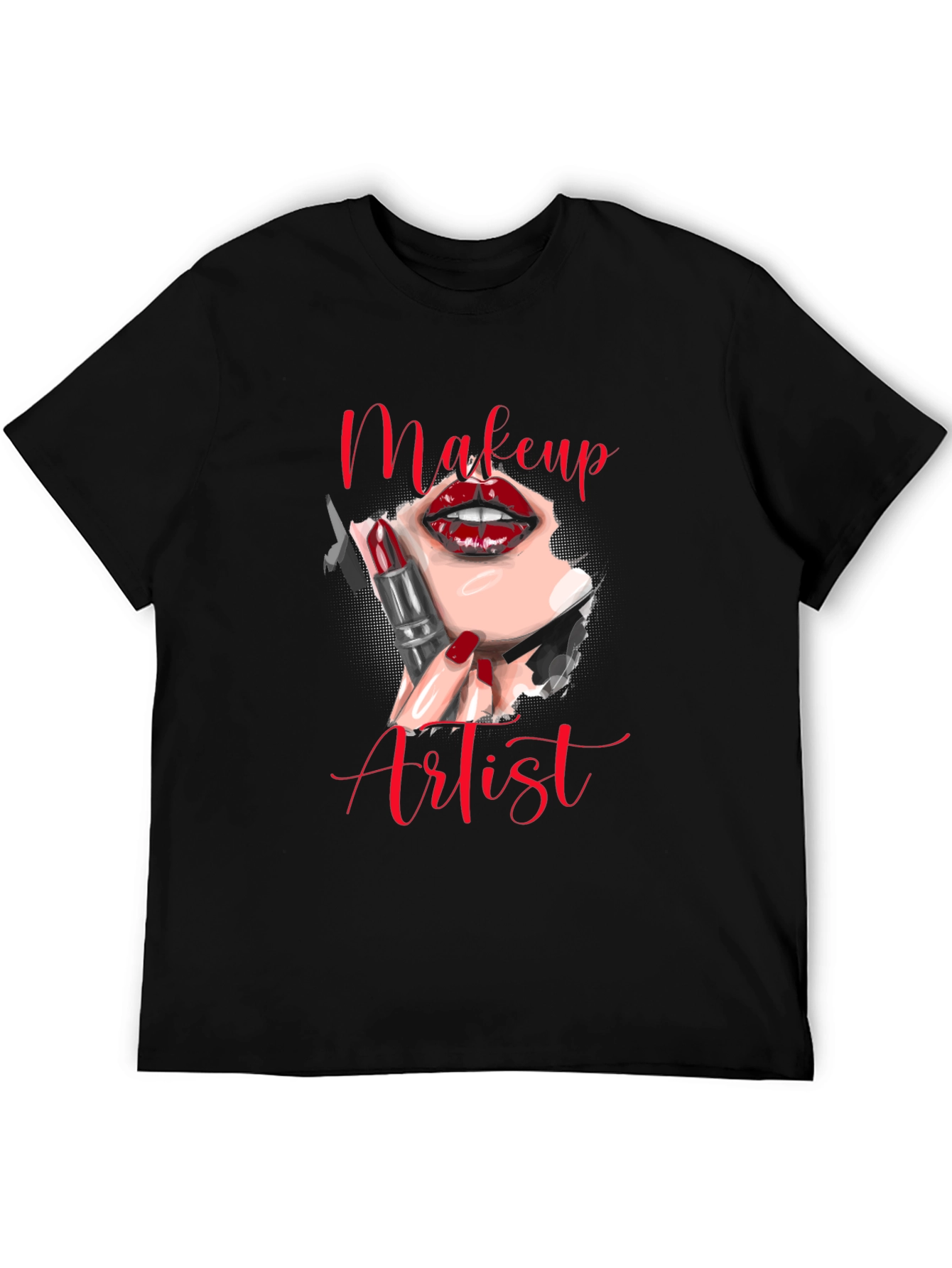 Makeup Artist Graphic T-Shirt - Unisex Fashion Tee