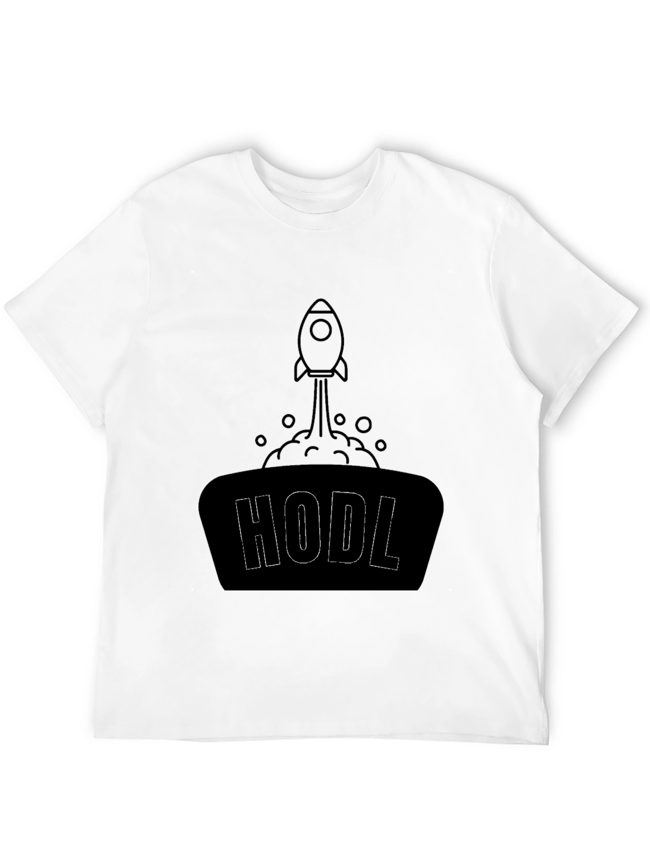 HODL Rocket T-Shirt - Crypto Investing Tee