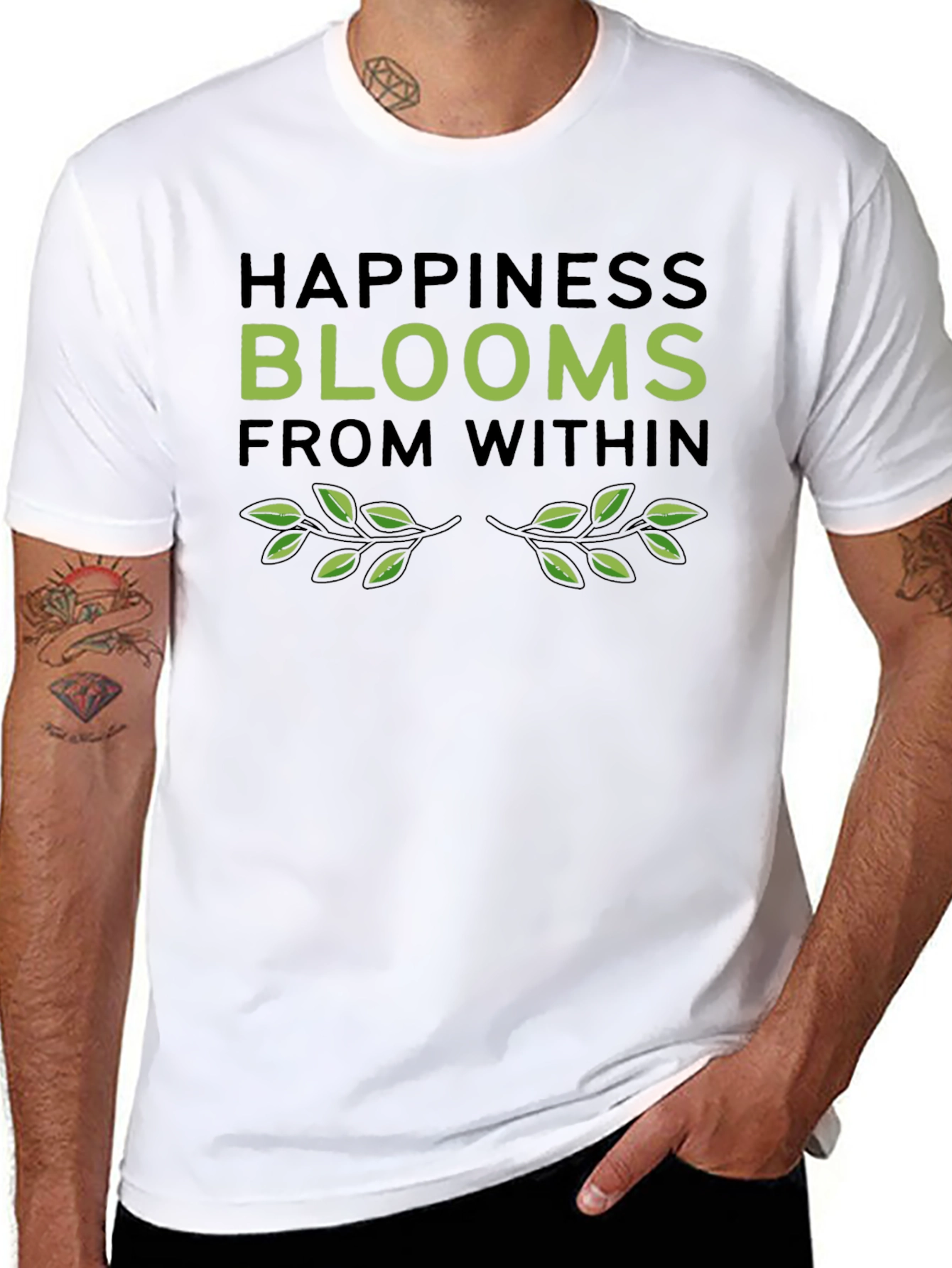 Happiness Blooms Within Graphic T-Shirt