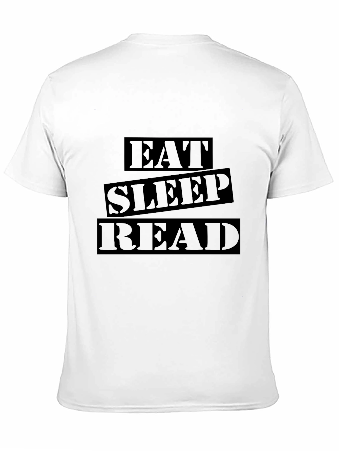 Eat Sleep Read Black T-Shirt