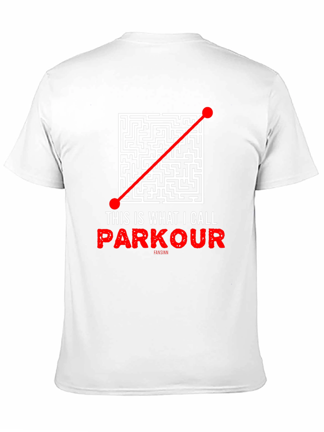 Parkour Maze T-Shirt - Direct Route Funny Tee