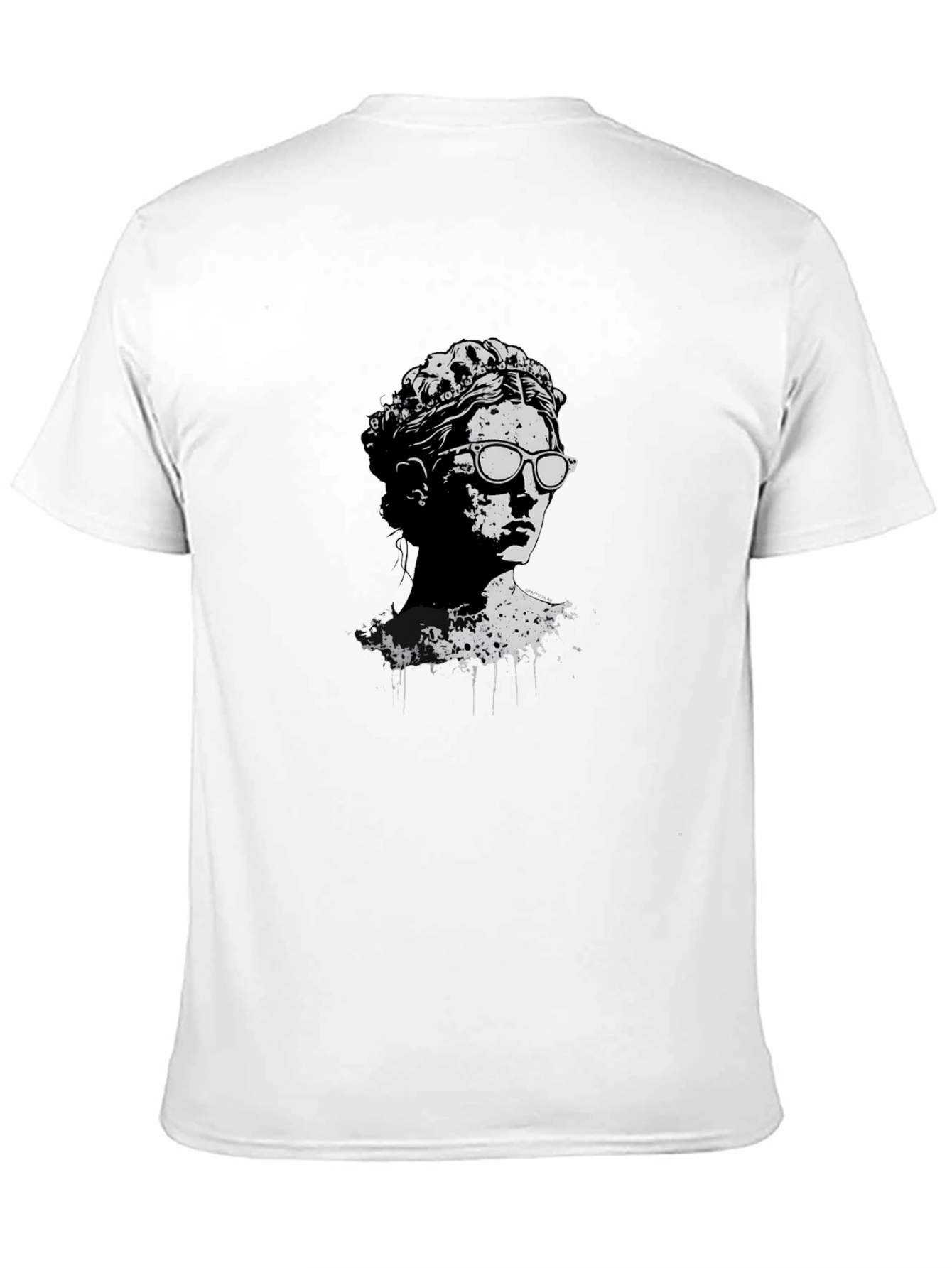 Statue Graphic Tee - Cool Modern Art Shirt