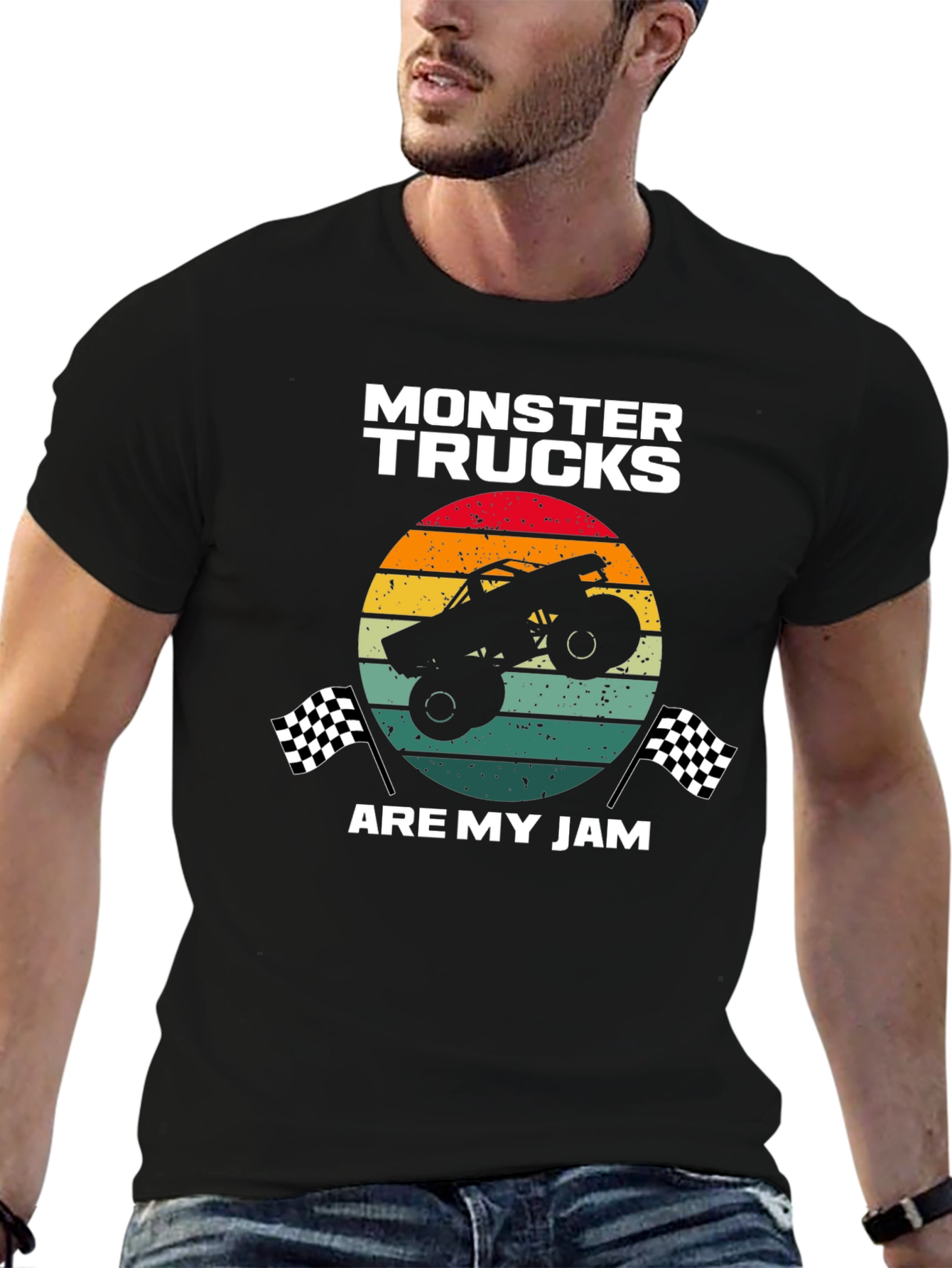 Monster Truck Are My Jam Graphic Tee