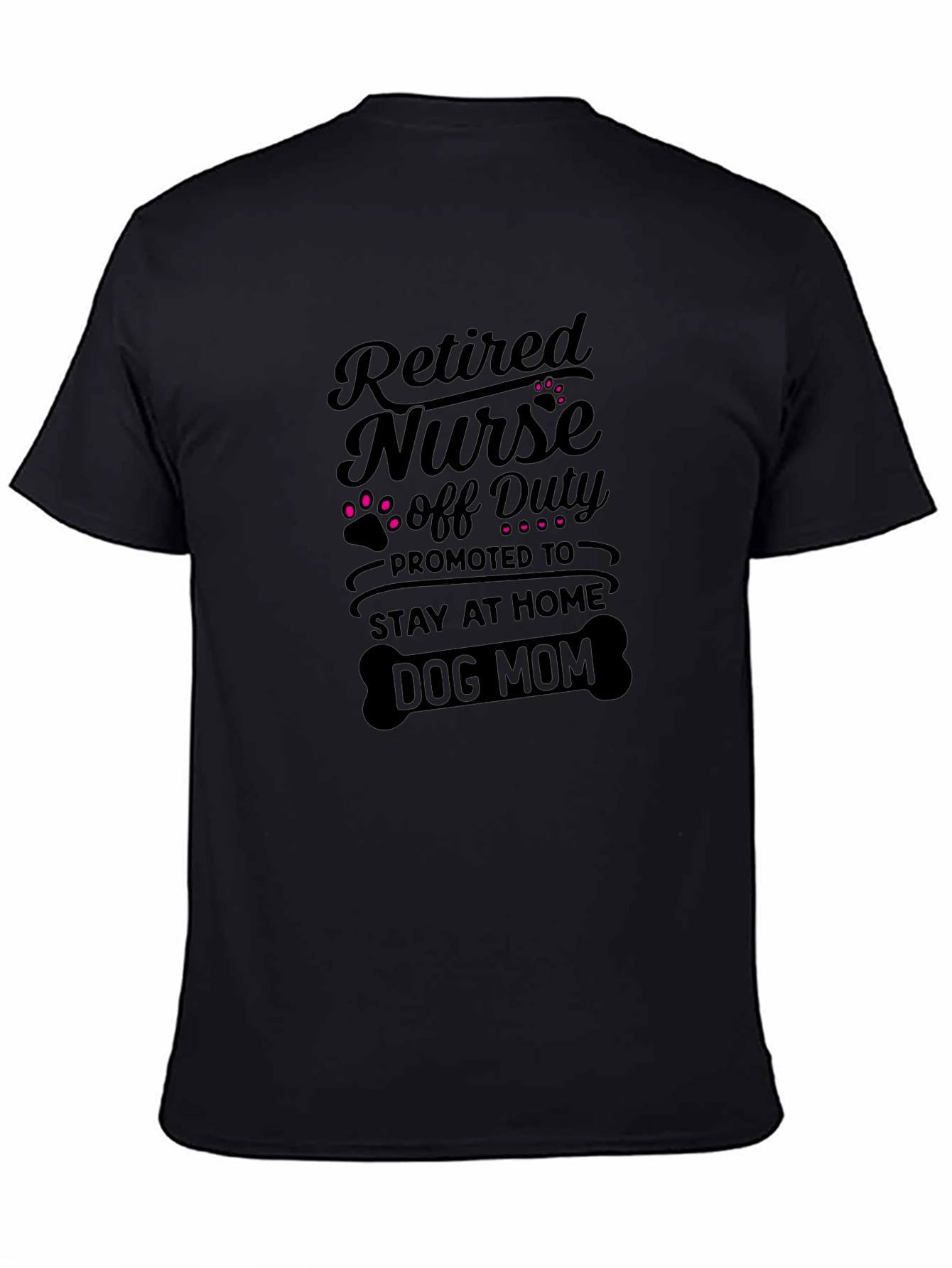 Retired Nurse Dog Mom T-Shirt