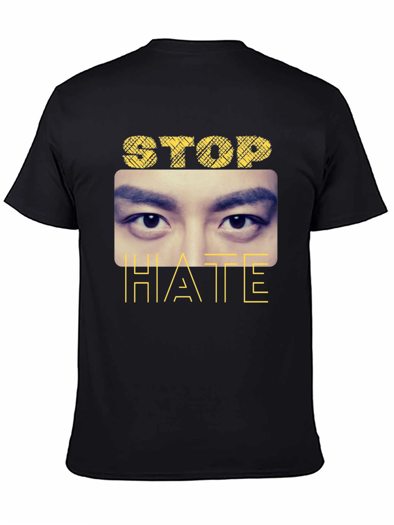 Stop Hate Graphic Tee - Unisex Black T-Shirt