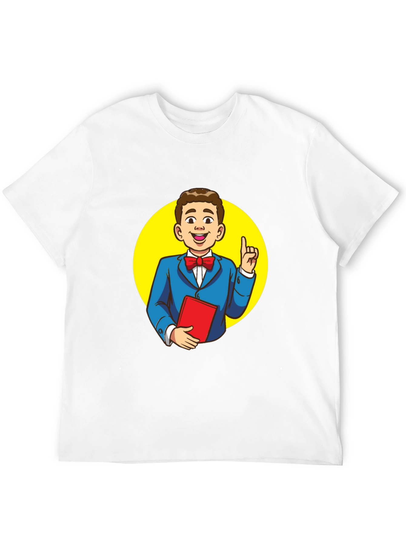 Cartoon Character Graphic Black T-Shirt