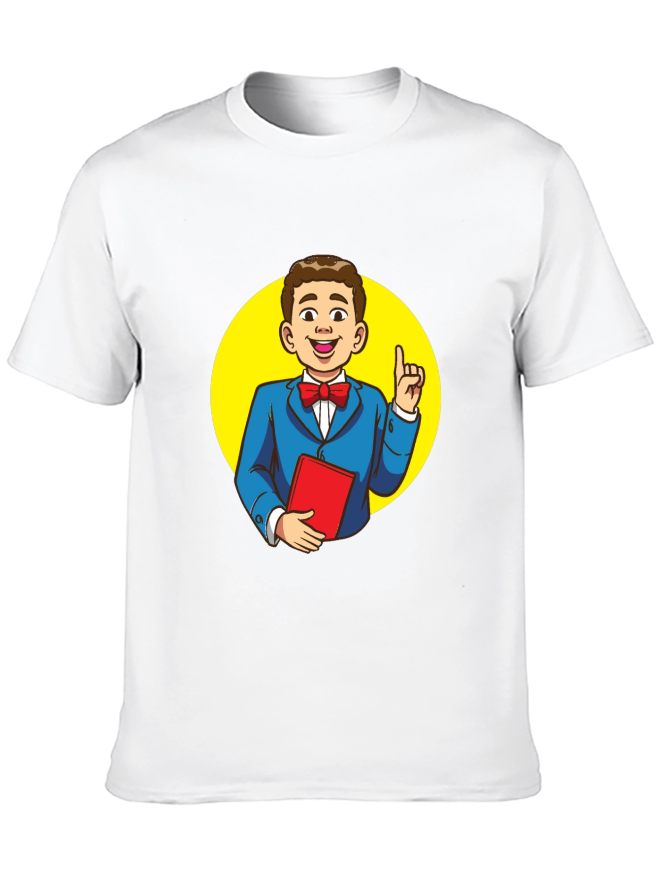 Cartoon Character Graphic Black T-Shirt