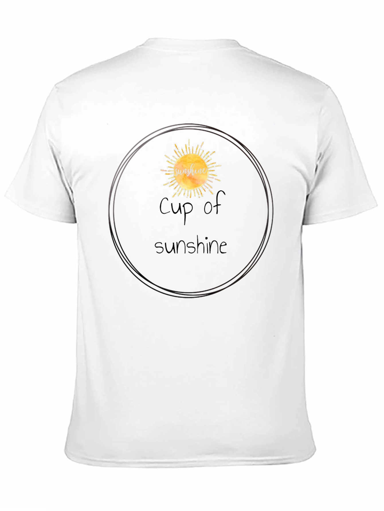 Cup of Sunshine Graphic Tee - Black