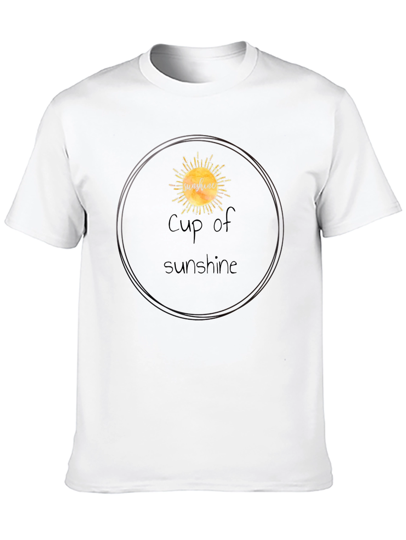Cup of Sunshine Graphic Tee - Black