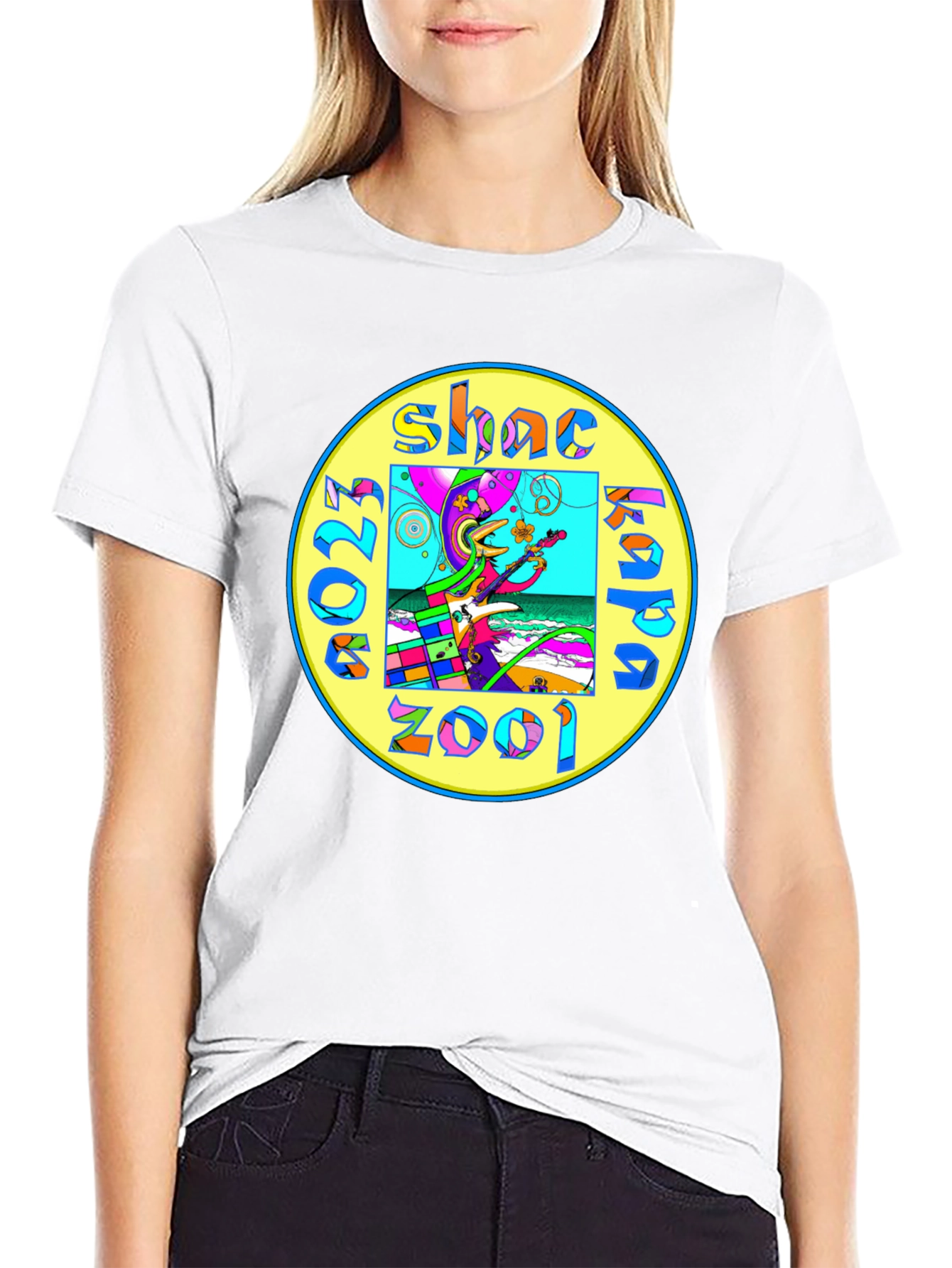 Abstract Graphic T-Shirt - Shacka Kappa 2001