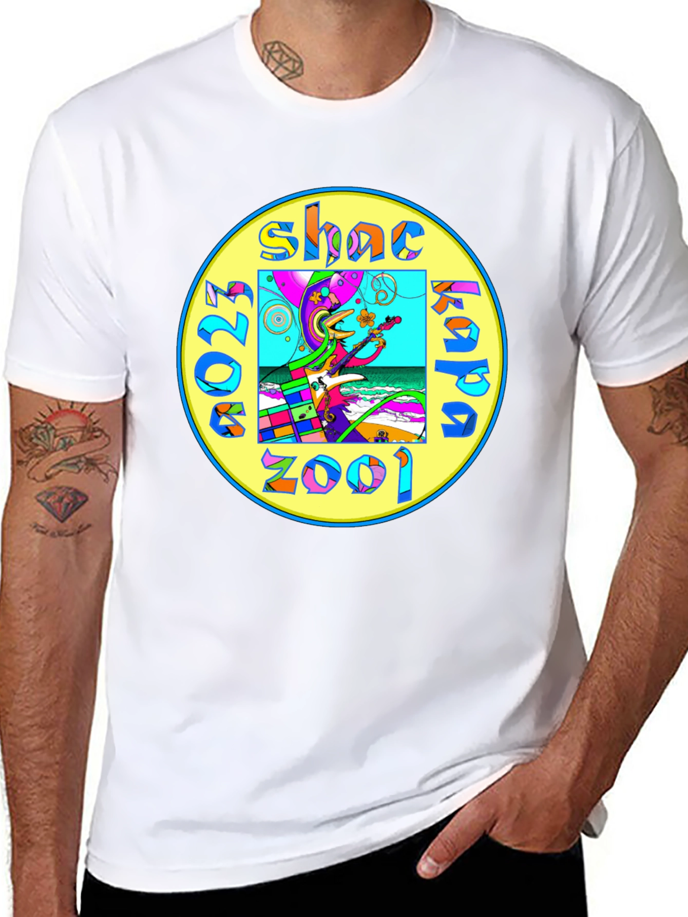 Abstract Graphic T-Shirt - Shacka Kappa 2001